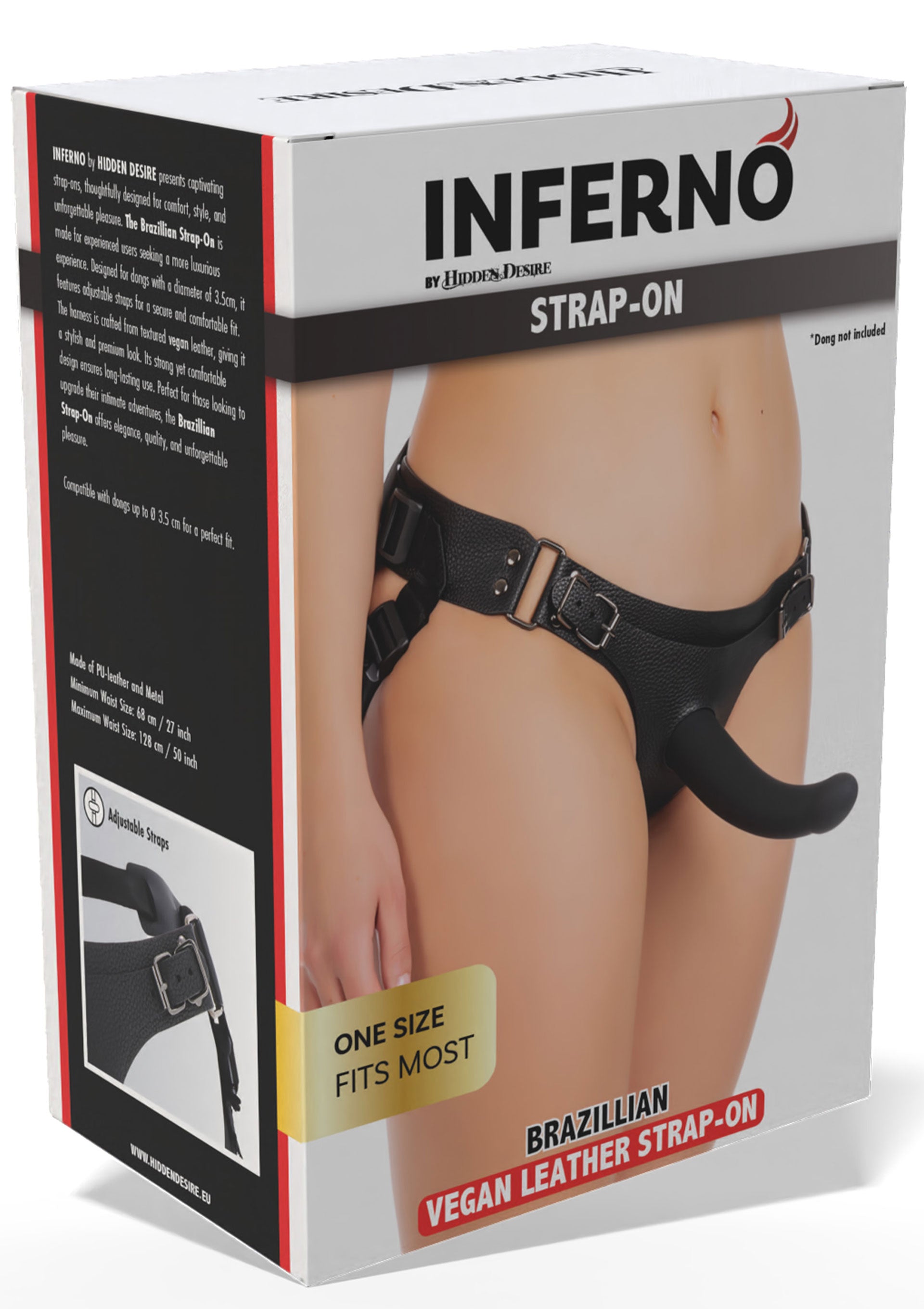 Strap-on brasiliano Deluxe nero
