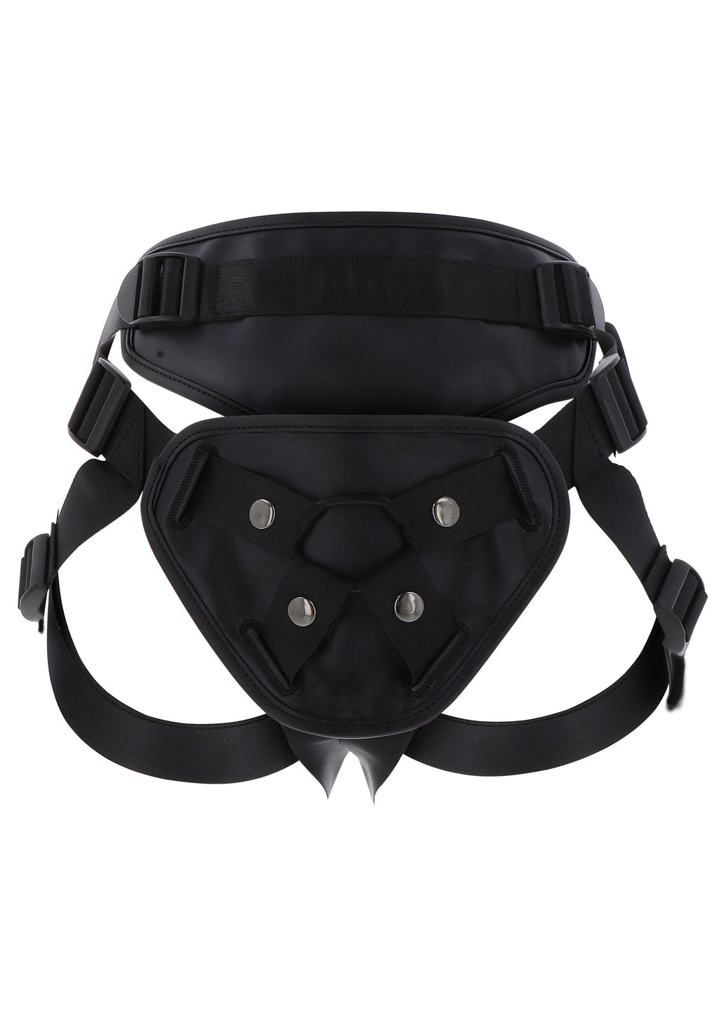 Black back support strap