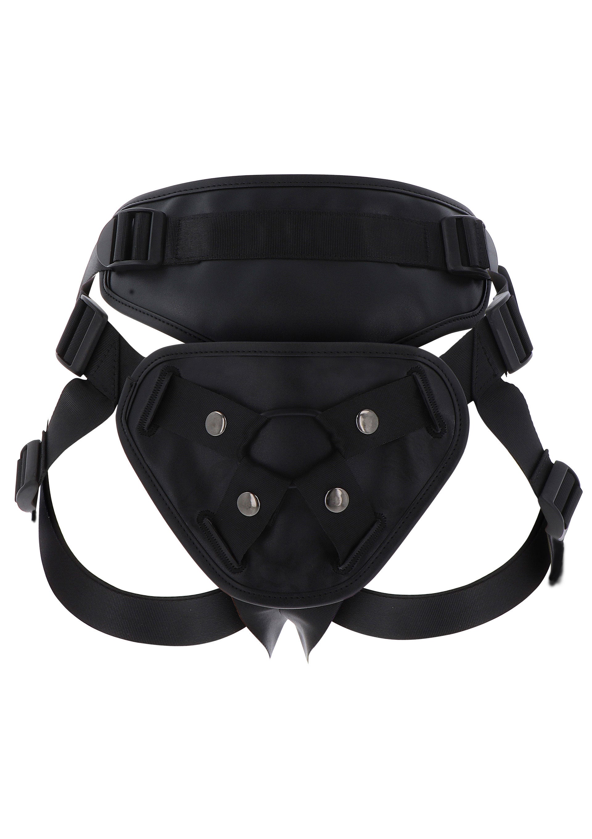 Black back support strap