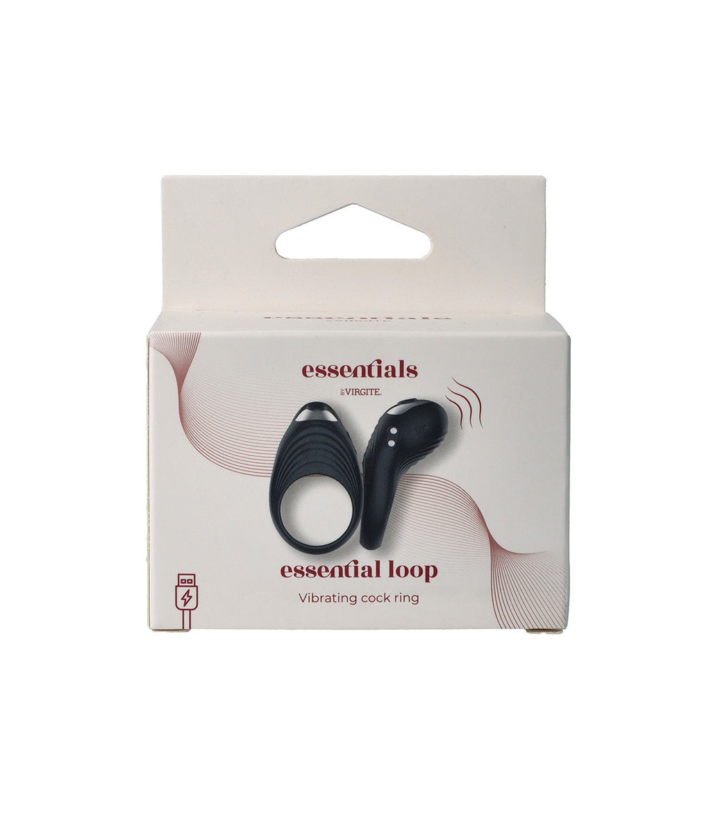 RECHARGEABLE VIBRATING COCK RING LOOP