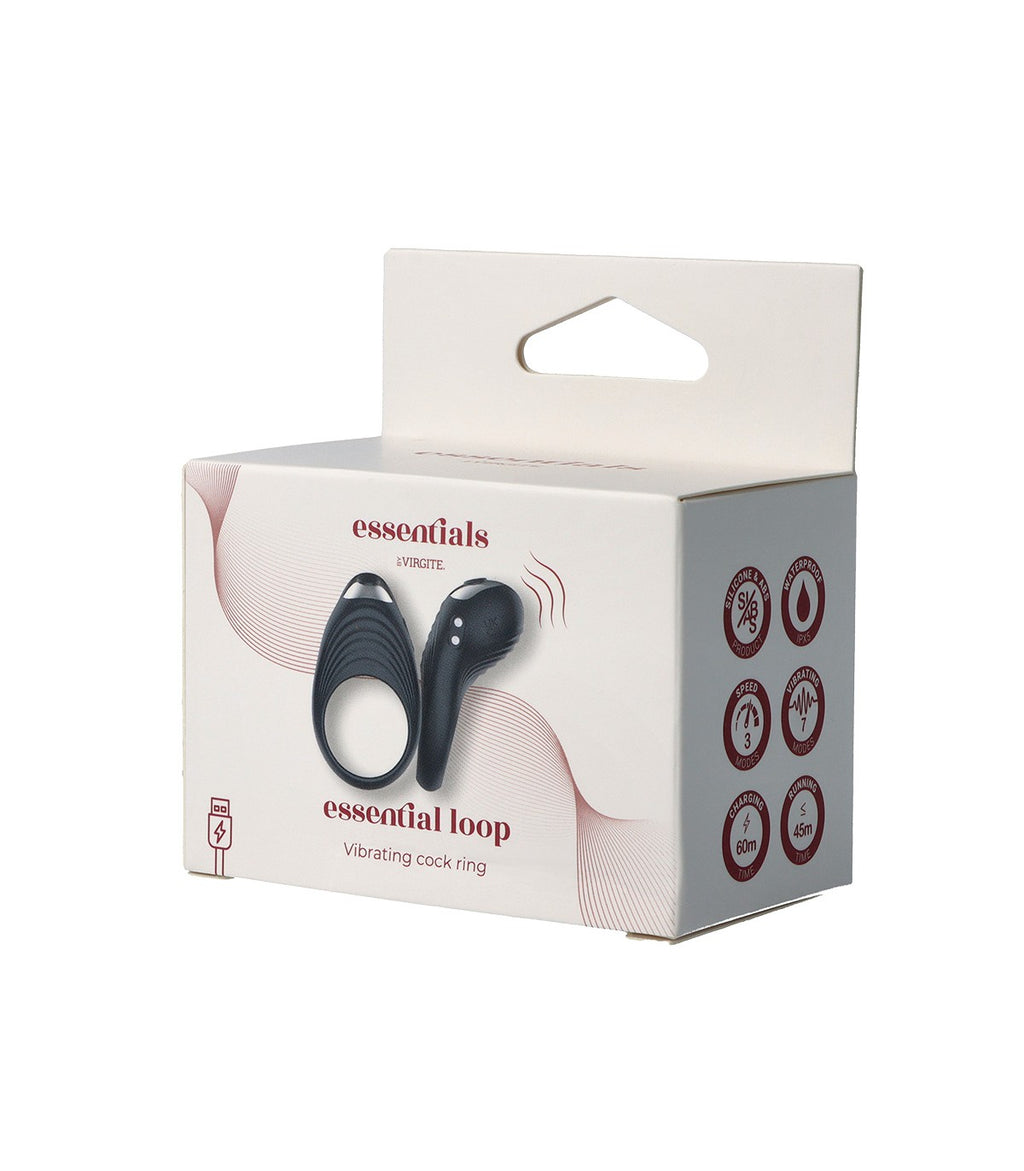 RECHARGEABLE VIBRATING COCK RING LOOP