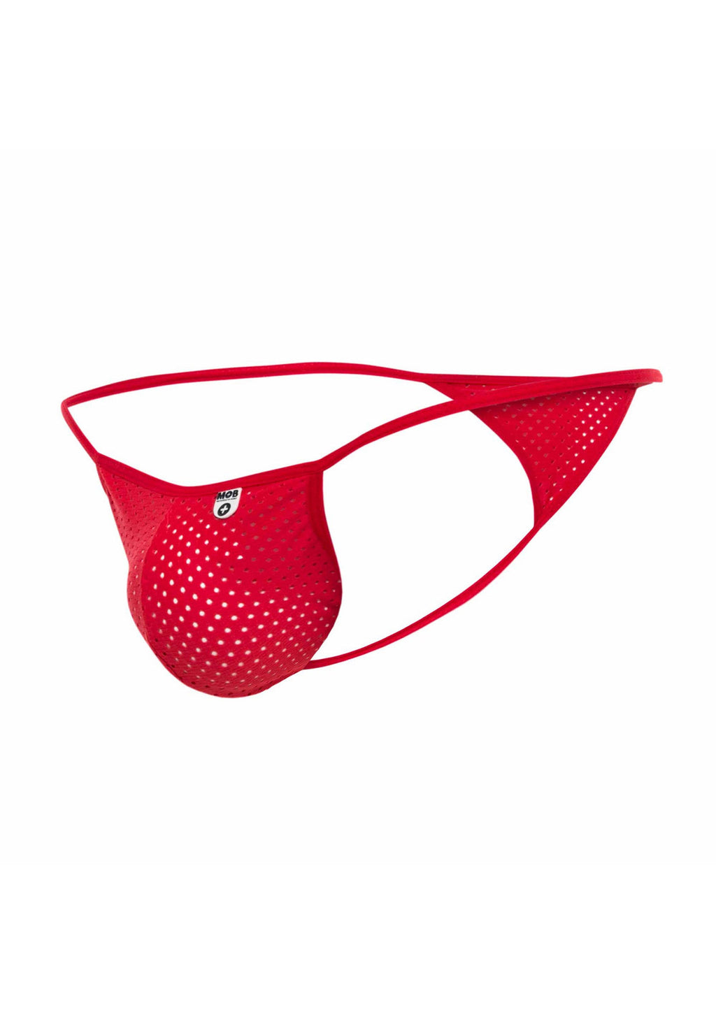 Perizoma a V in microfibra MOB rosso