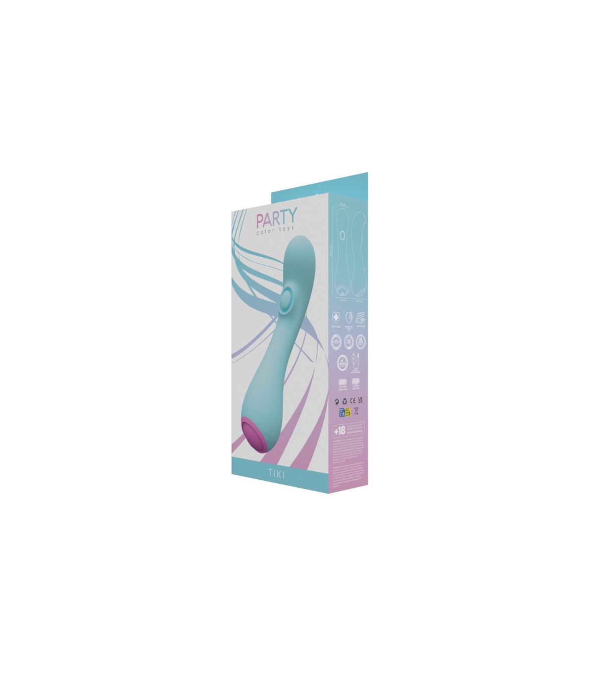 VIBRATORE BLU TIKI