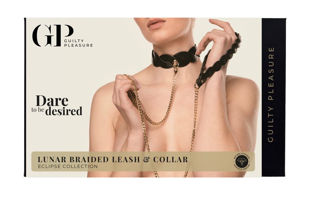 GUILTY PLEASURE LUNAR BRAIDED LEASH AND COLLAR