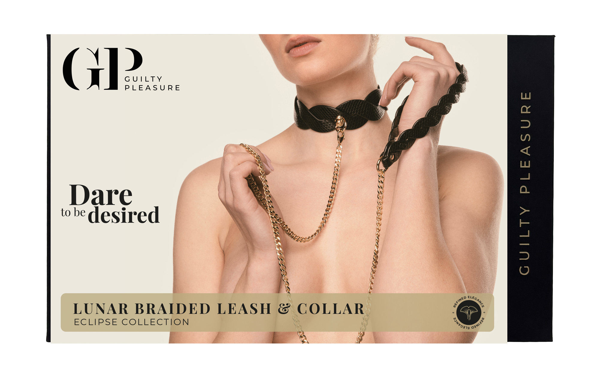 GUILTY PLEASURE LUNAR BRAIDED LEASH AND COLLAR