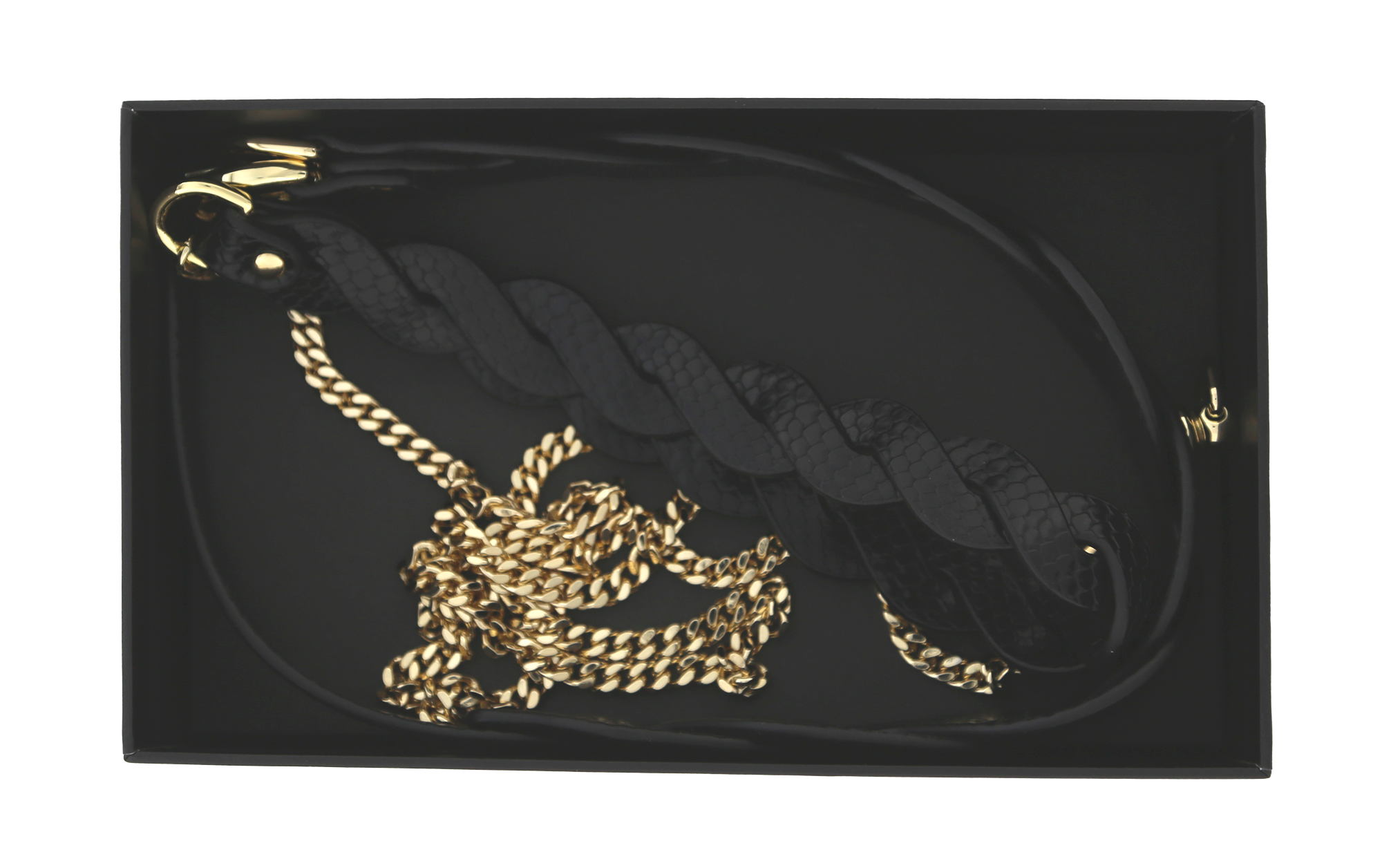 GUILTY PLEASURE LUNAR BRAIDED LEASH AND COLLAR