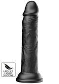 Realistic Liquid Silicone Dildo 20,5 cm Black