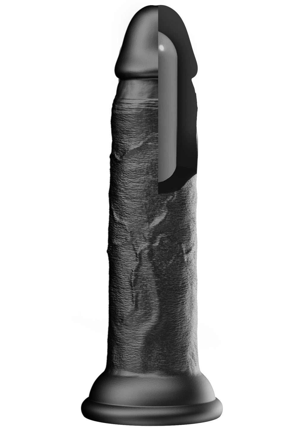 Realistic Liquid Silicone Dildo 20,5 cm Black
