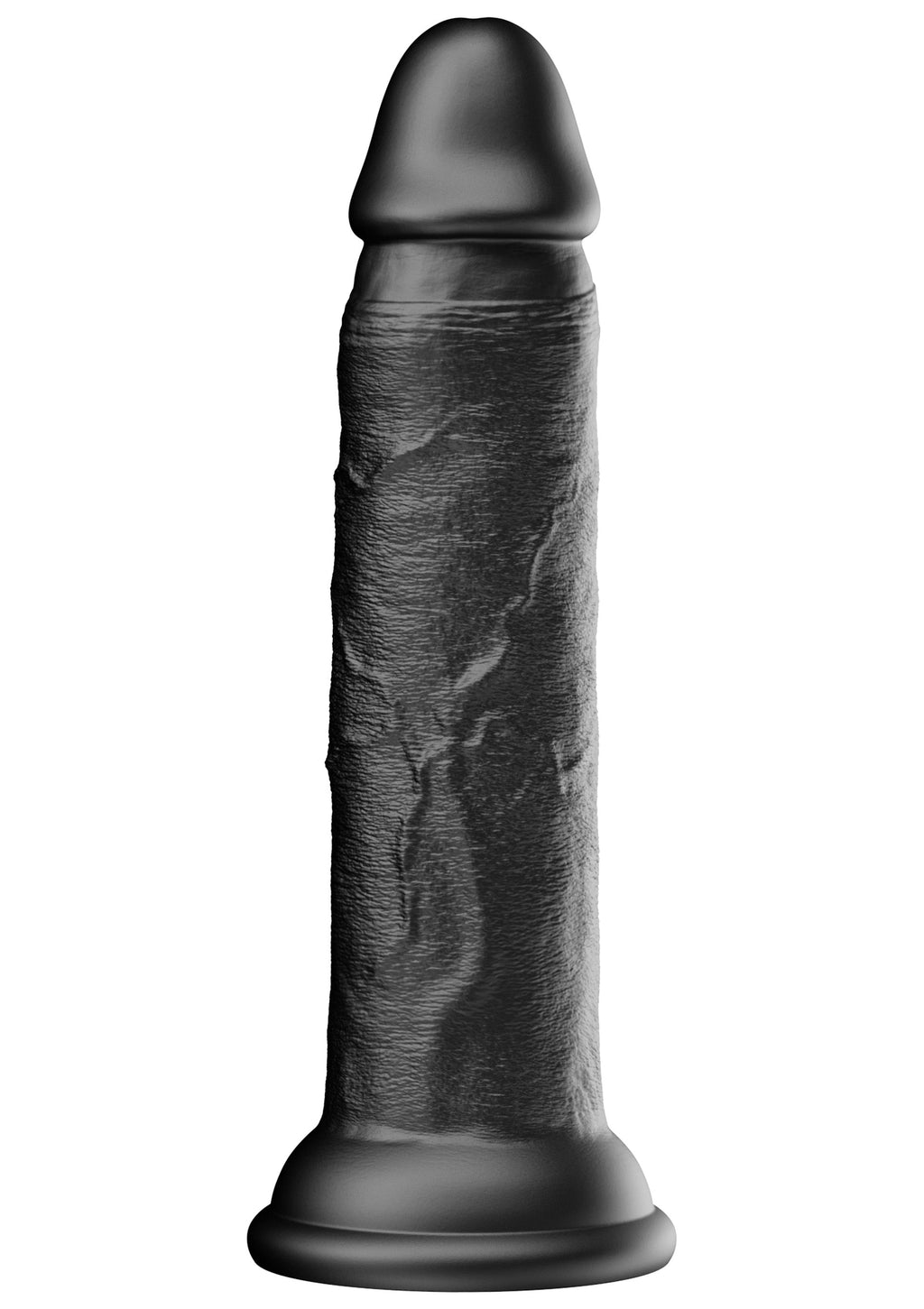 Realistic liquid silicone dildo 17 cm black
