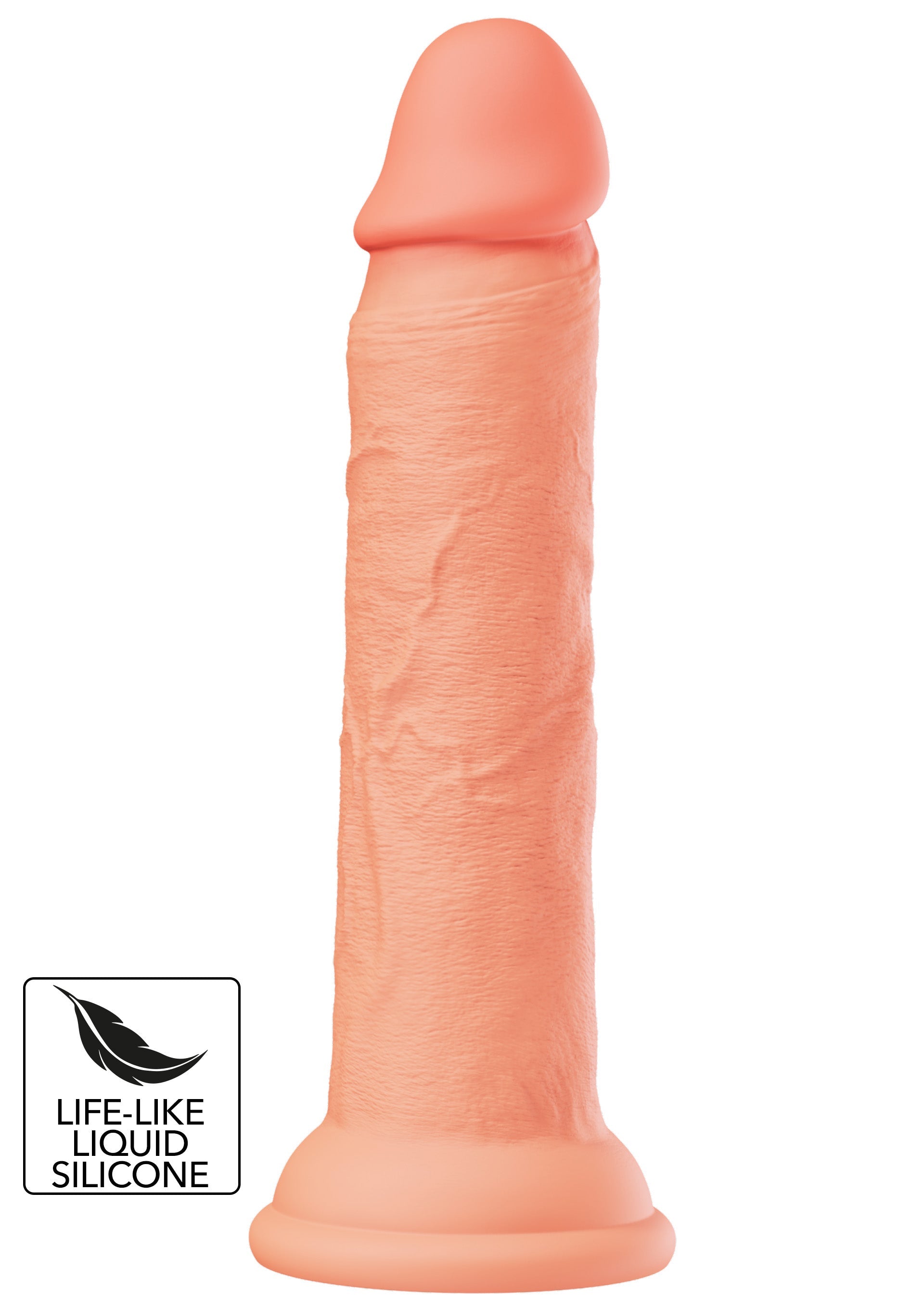 Realistic 17cm liquid silicone dong