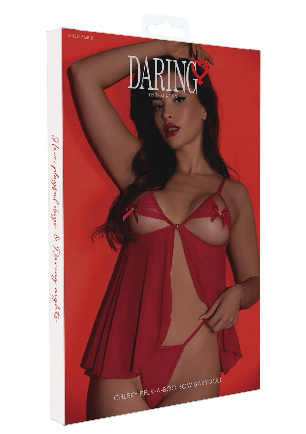 Baby Doll "Curioso Travestimento" con Fiocco Rosso