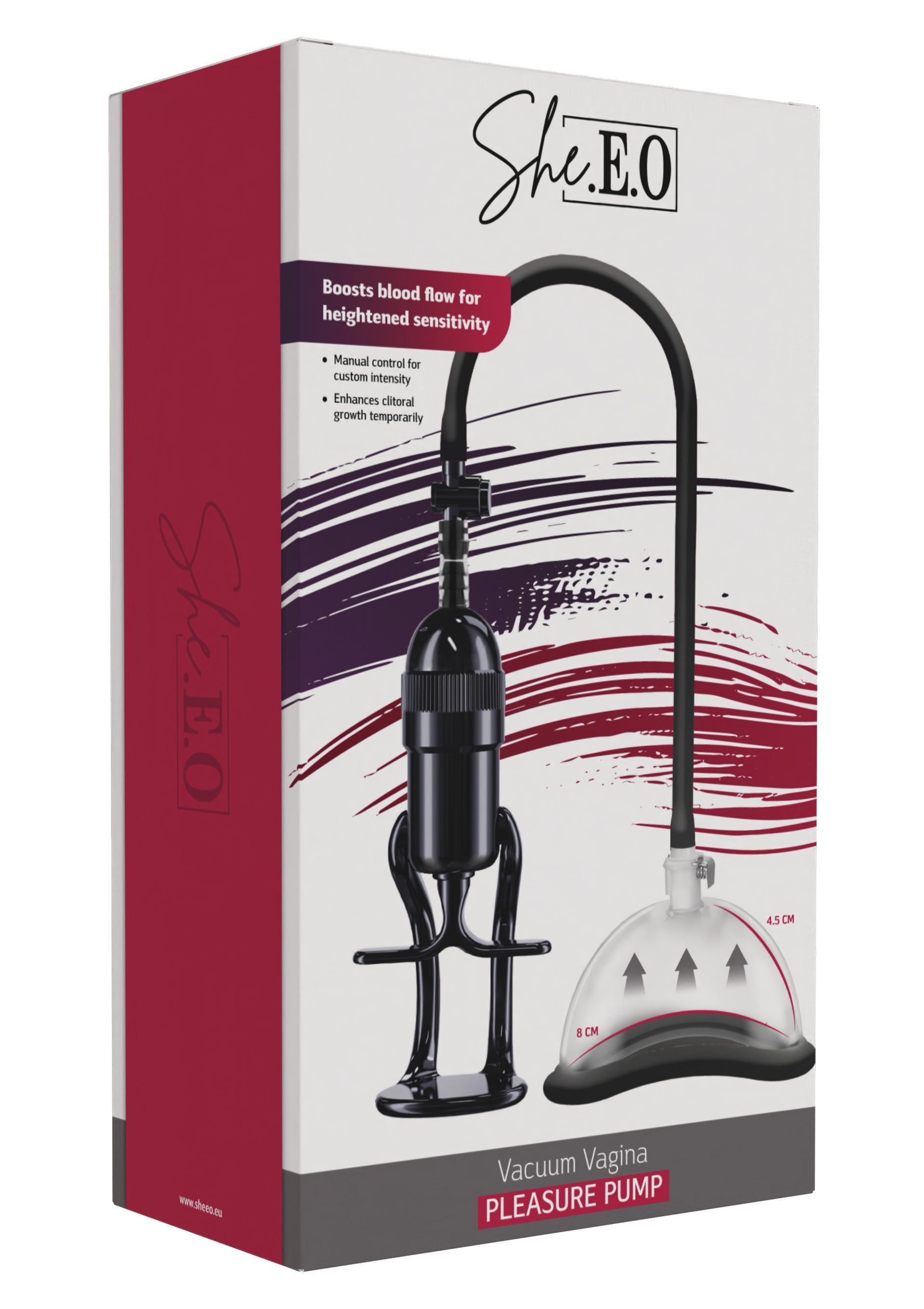 Black vacuum vagina pleasure pump