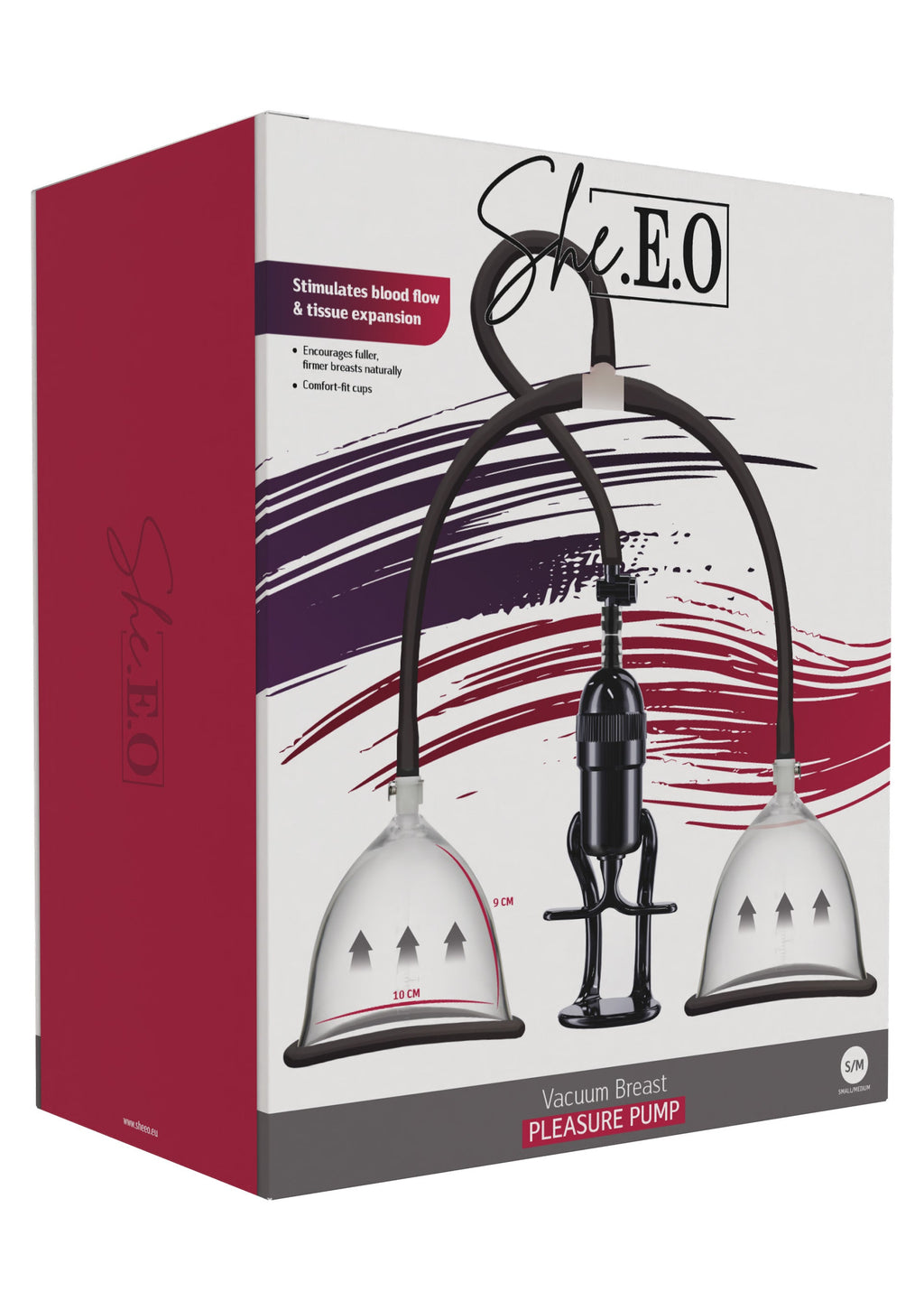 Black S/M Vacuum Breast Pleasure Pump