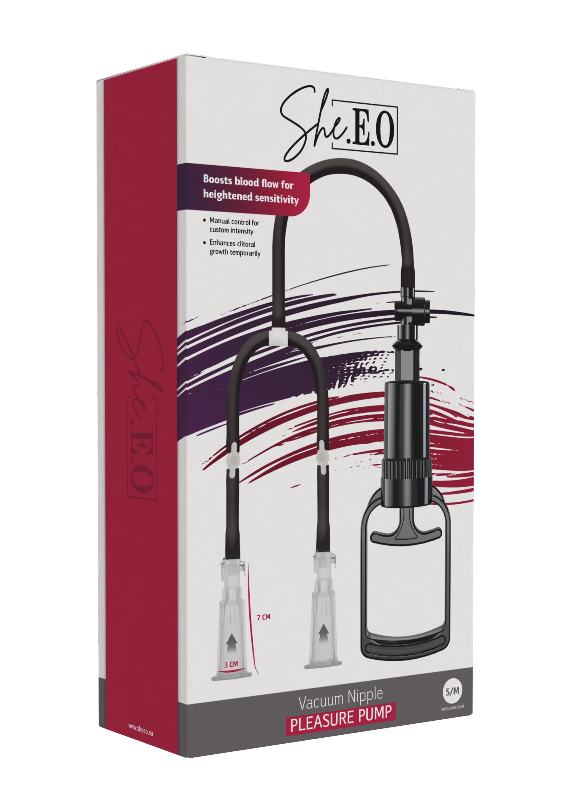 Black S/M Vacuum Nipple Pleasure Pump