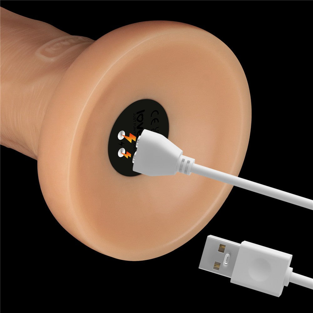Pene vibrante da 10'' con base potente