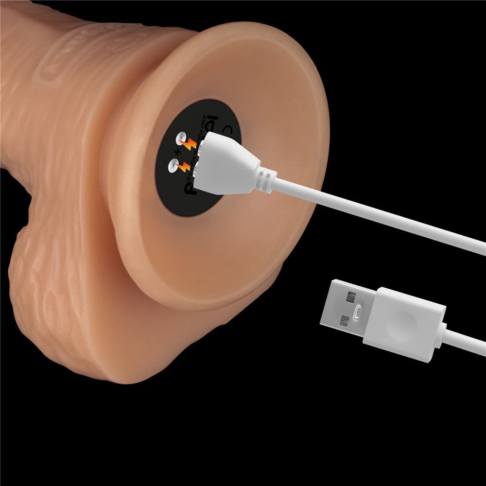 8.5'' Power-Enhanced Vibrating Strap-Ons XS/S/M