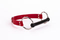 Soft calf leather upper and lambskin padding with red silicone mouthpiece