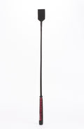 Nylon stick with neon stripe and black nubuck goatskin handle