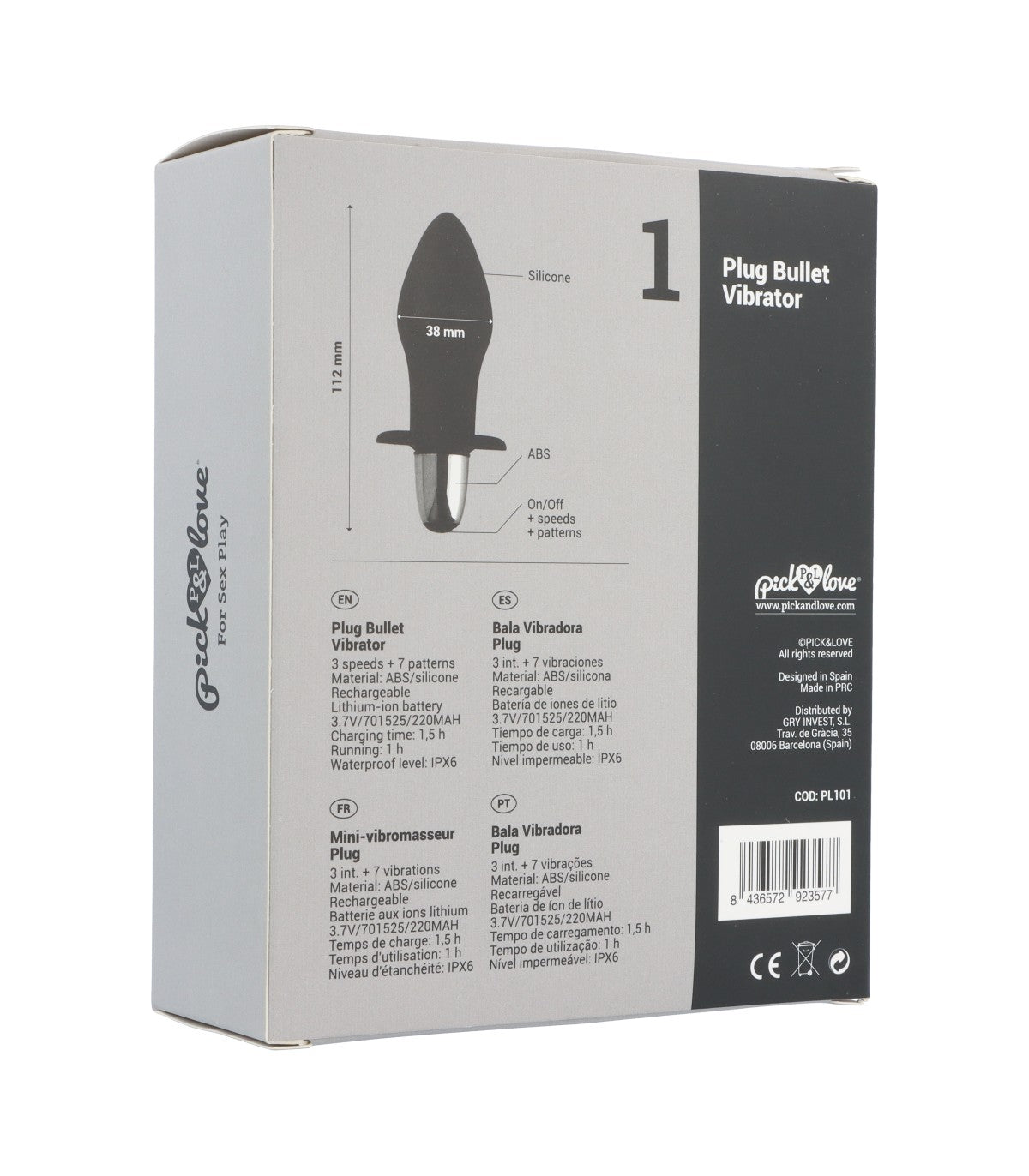 Proiettile Vibrante Plug N. 1