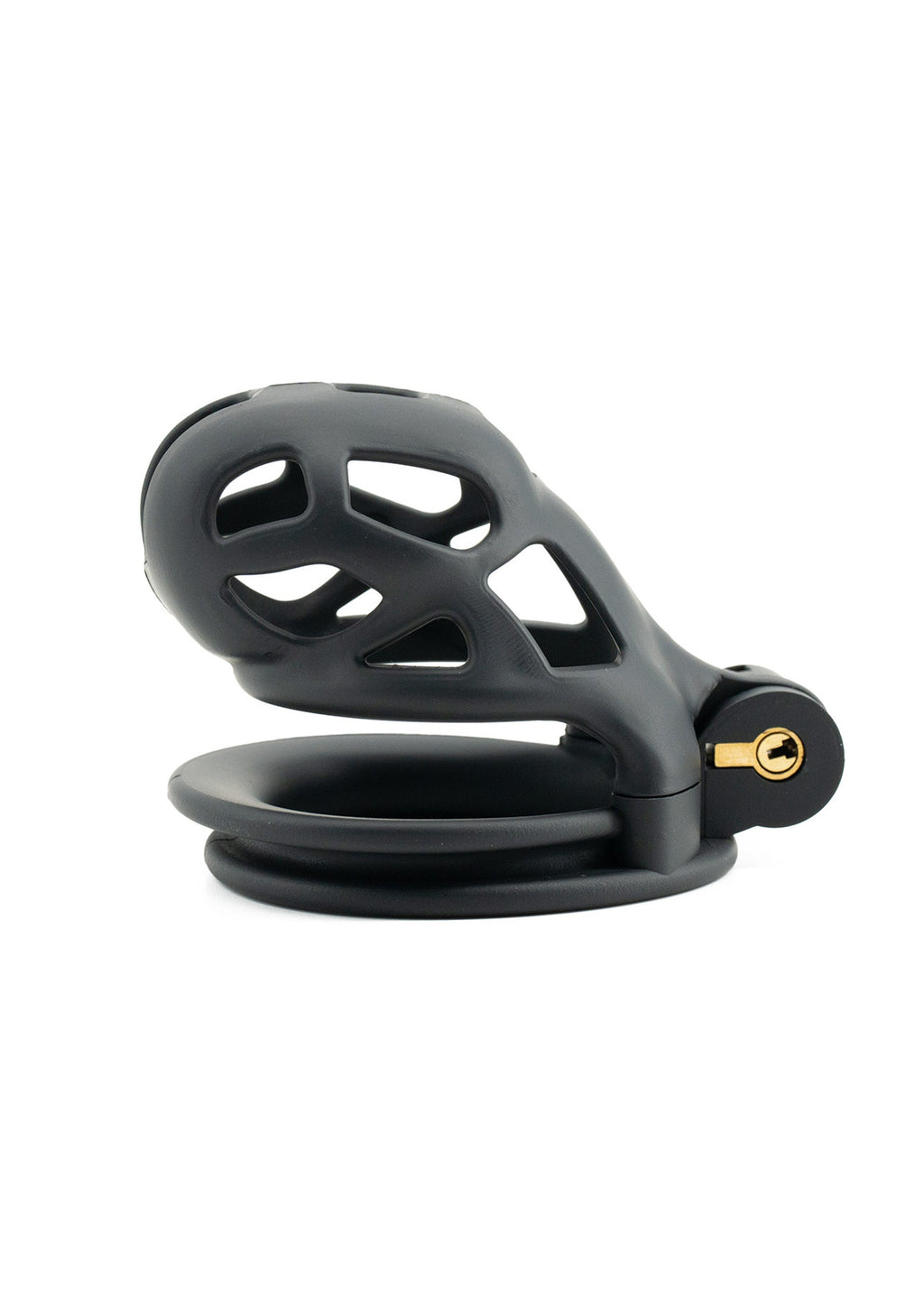 Short black chastity cage