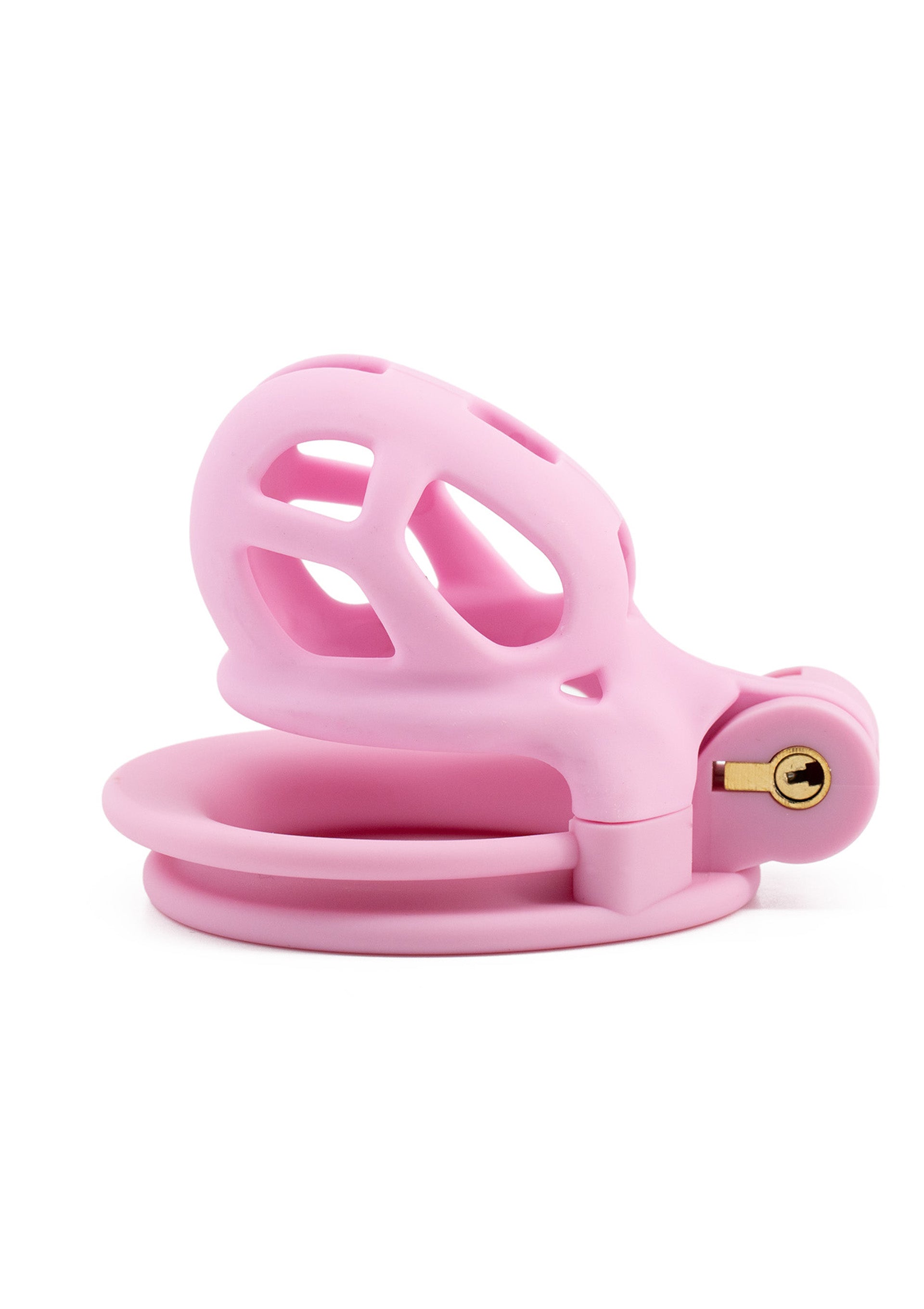 Short pink penis and penis cage