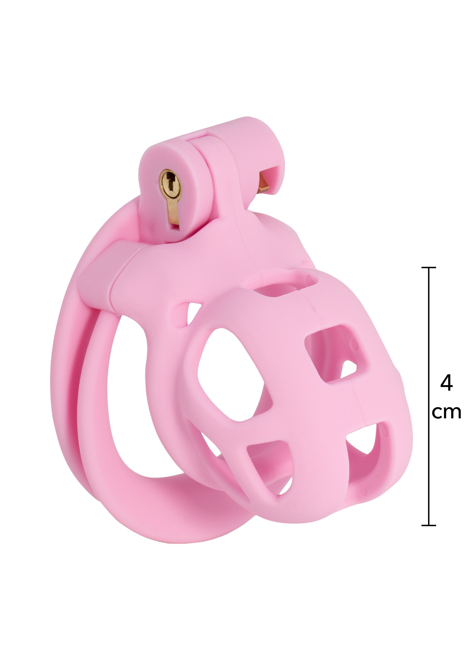 Short pink penis and penis cage