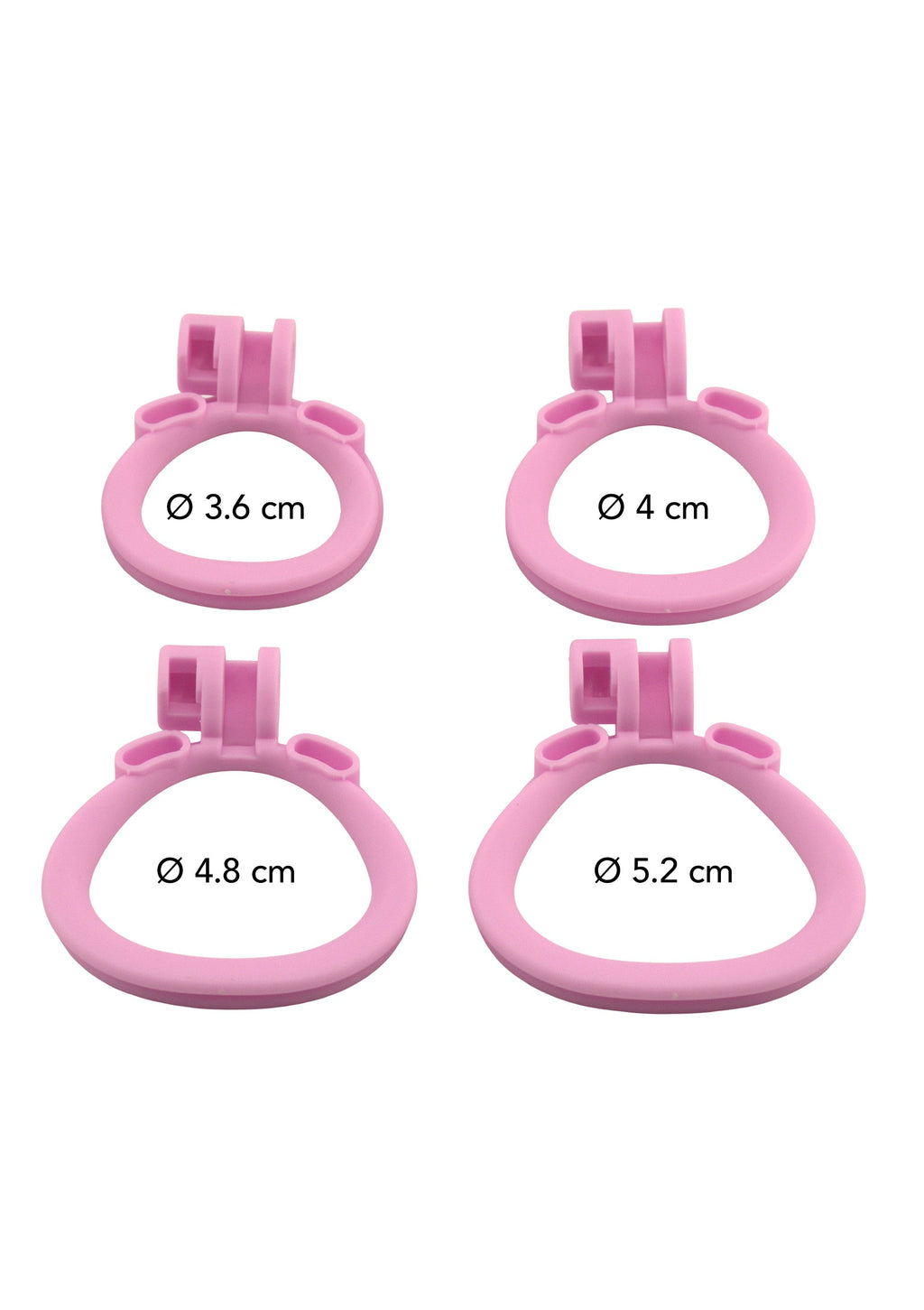 Short pink penis and penis cage