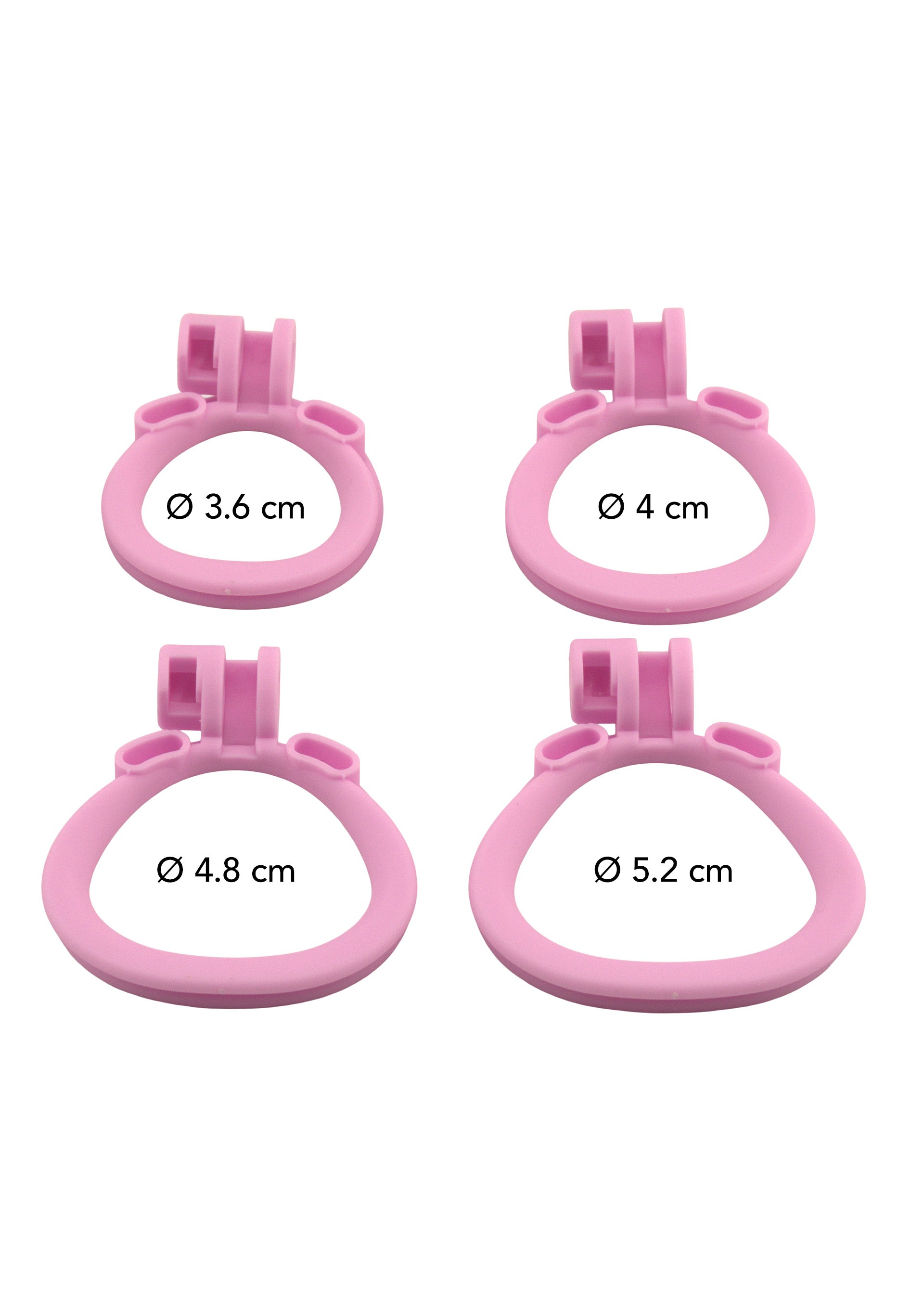 Short pink penis and penis cage