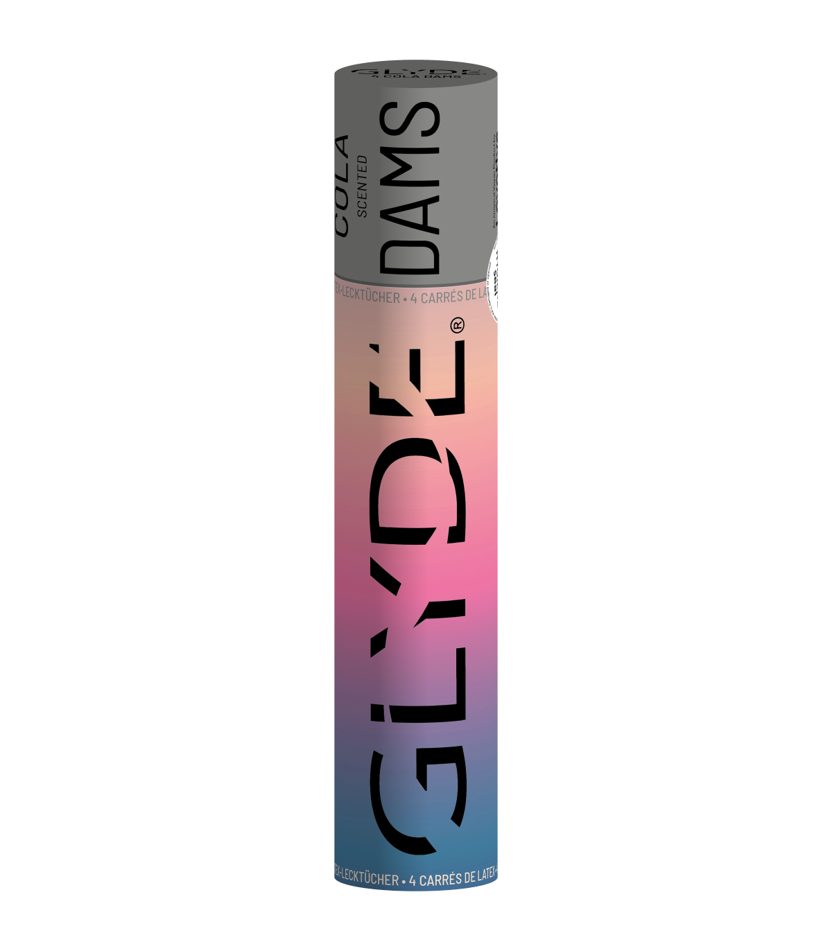 GLYDE DAMS DIGHE IN LATTICE PER SESSO ORALE 4 UNITÀ COLA
