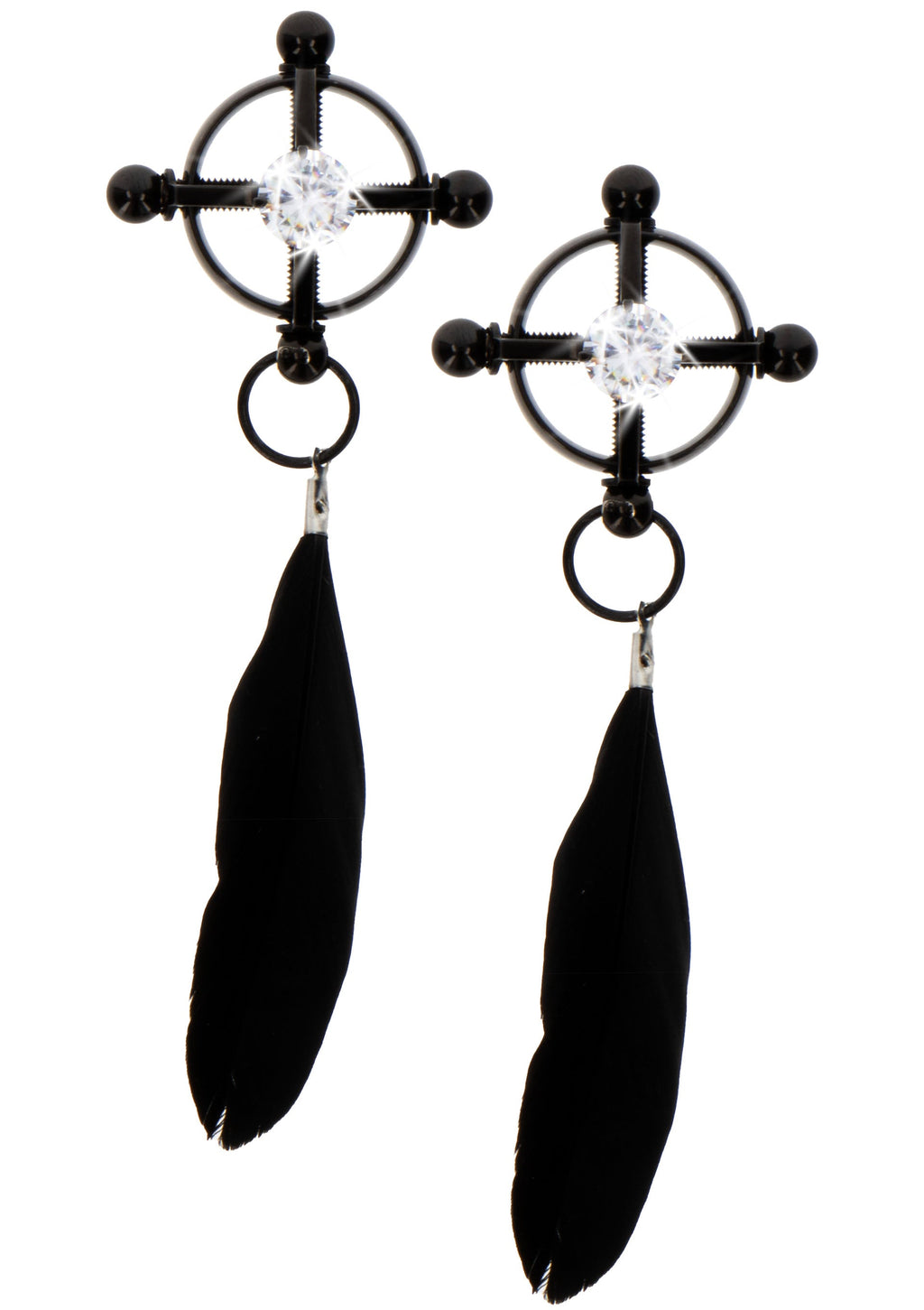 Black velvet clamps