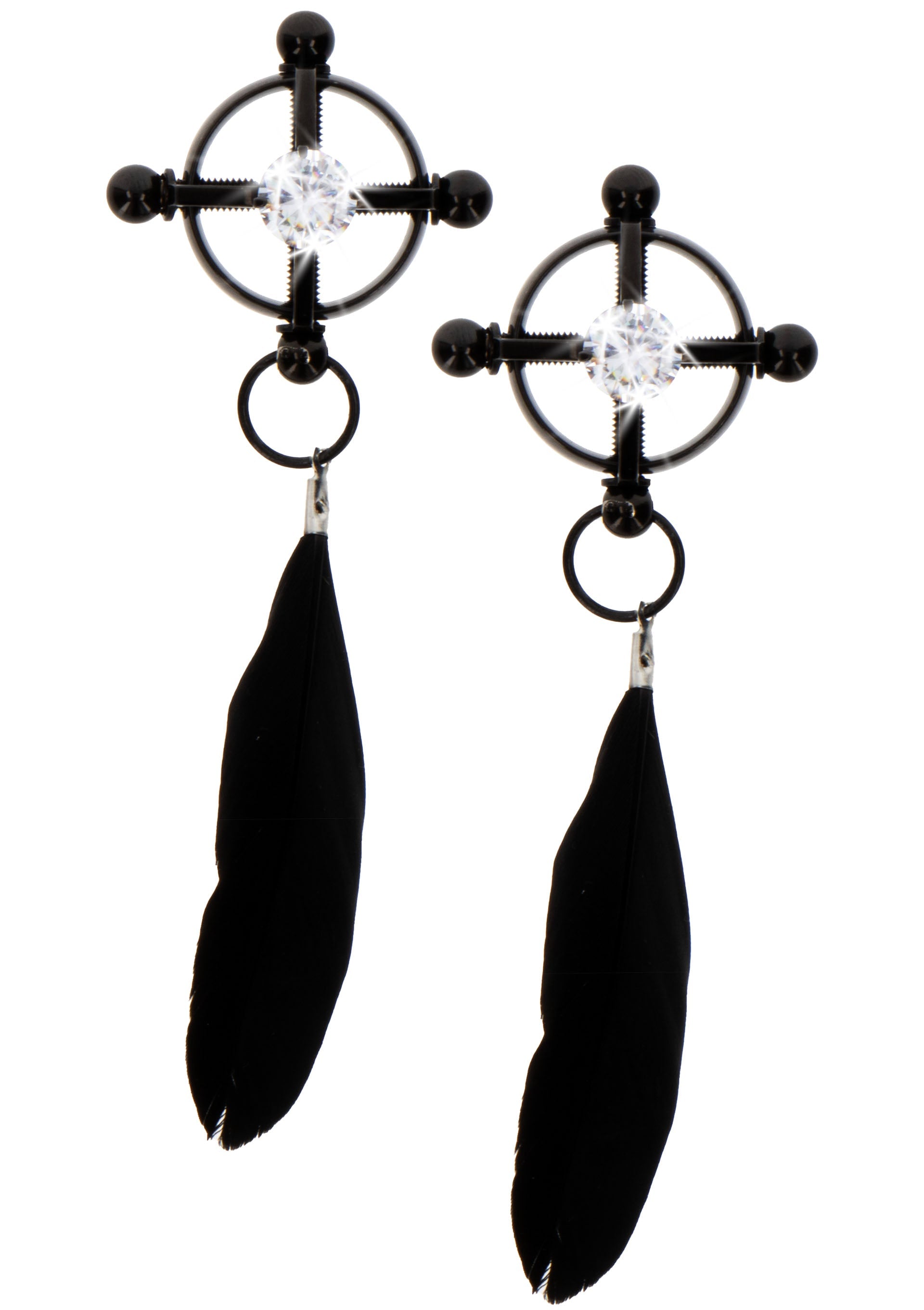 Black velvet clamps