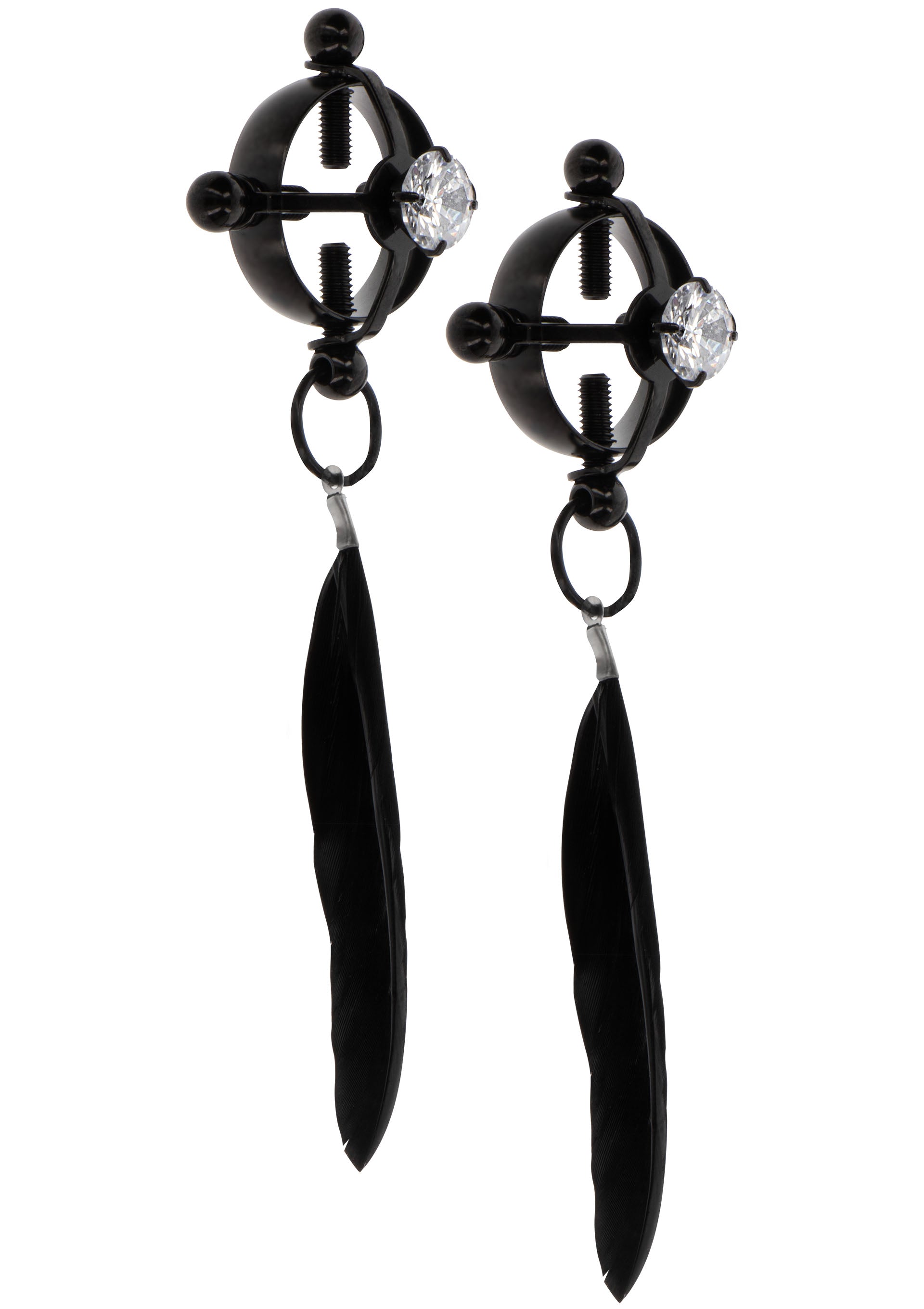 Black velvet clamps
