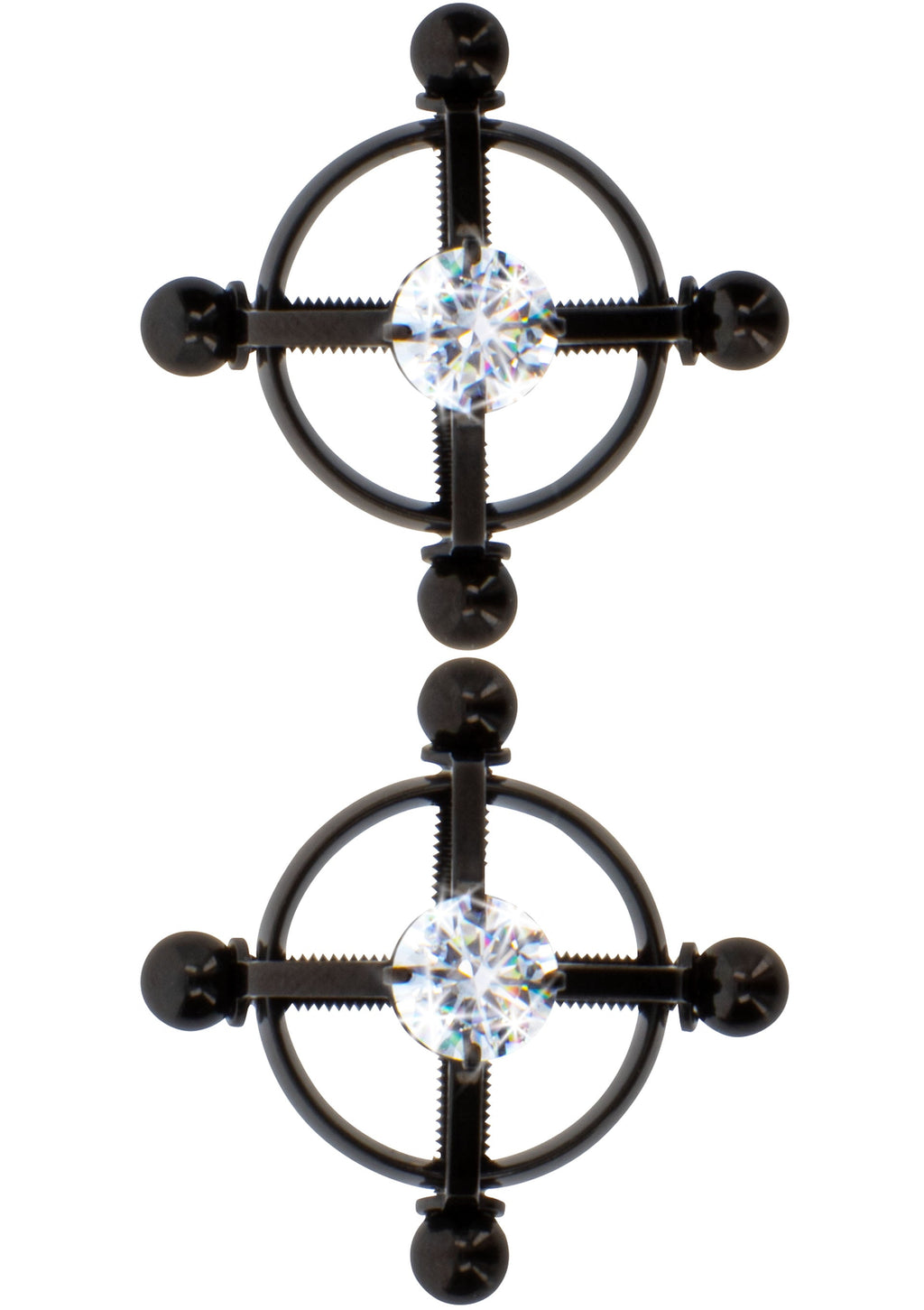 Black divine cross clamps