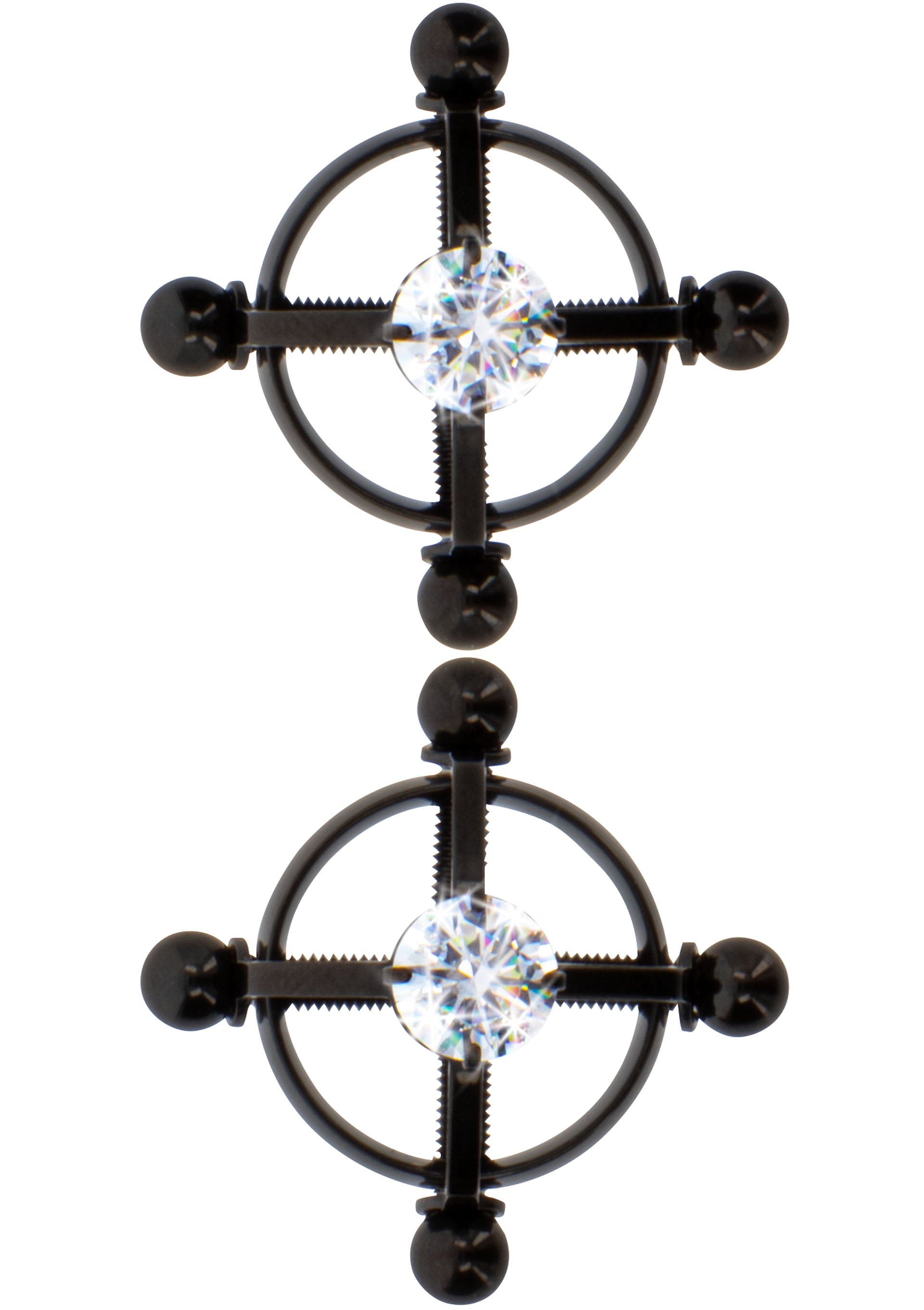 Black divine cross clamps