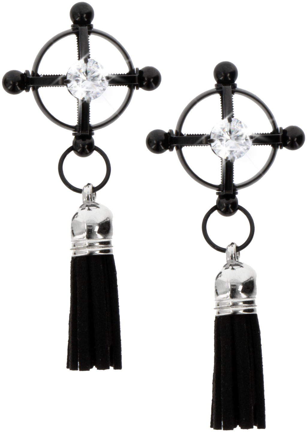 Black tassel clips