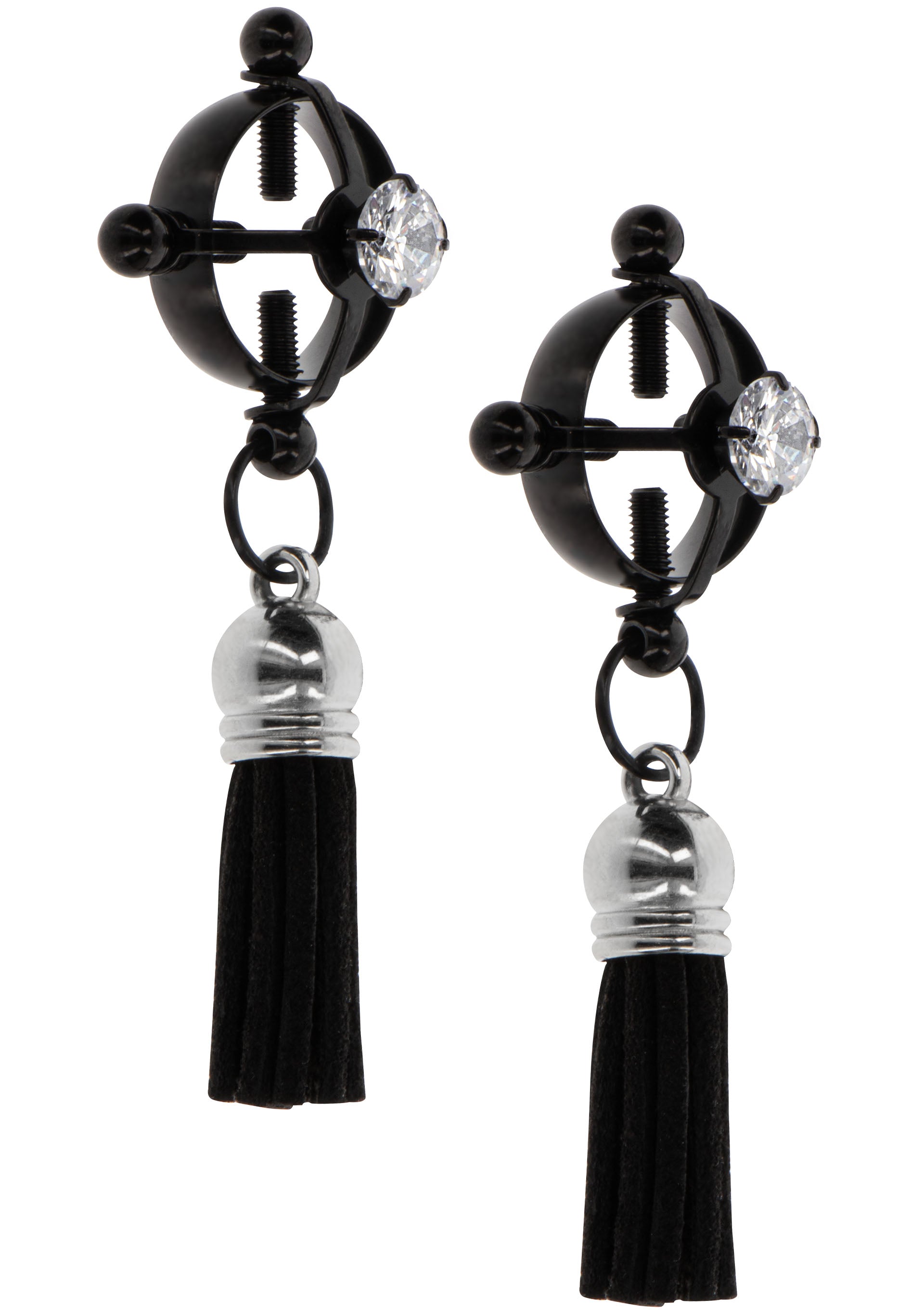 Black tassel clips