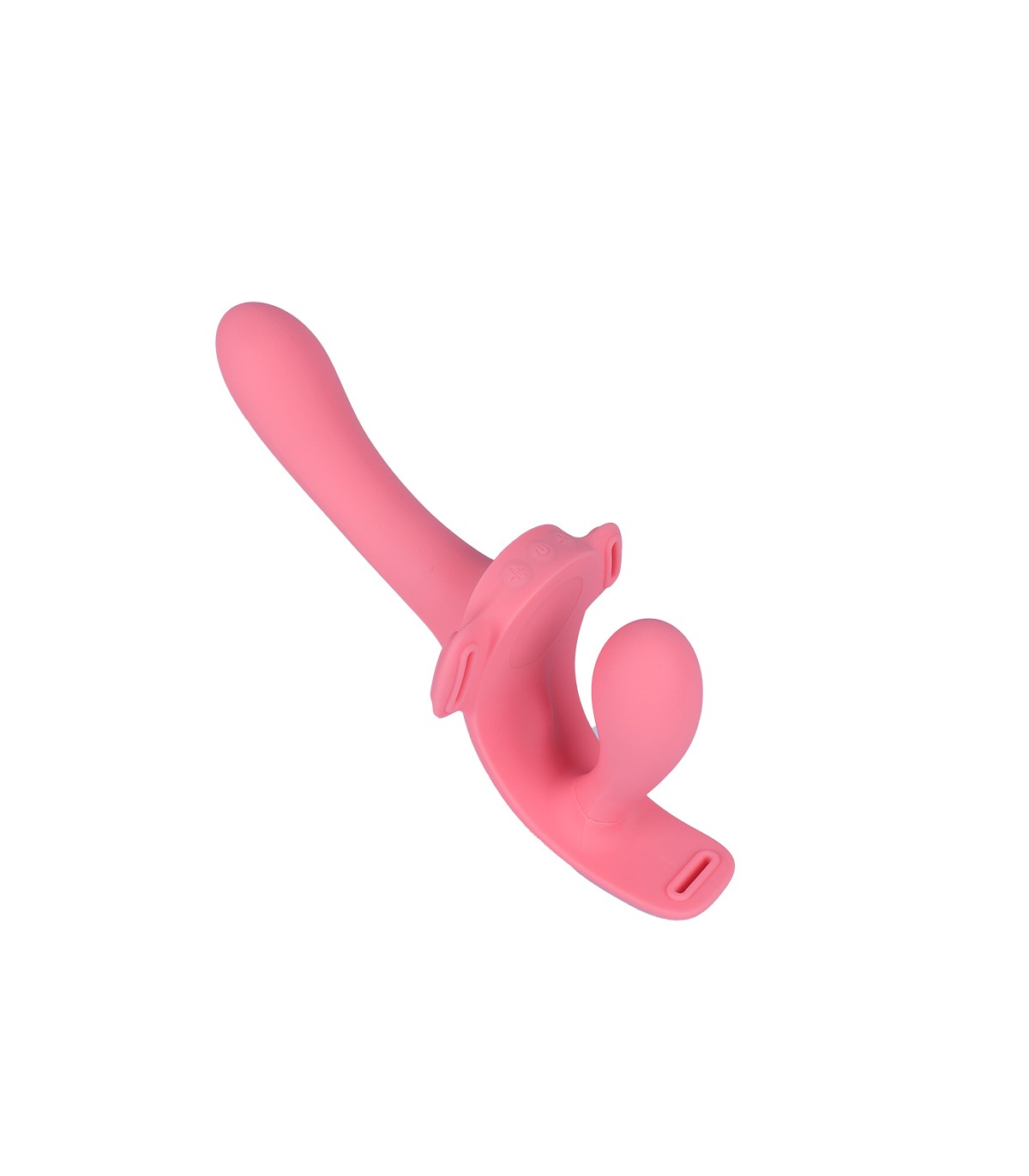TWINY STRAP-ON DOPPIO VIBRATORE IN SILICONE LIQUIDO USB