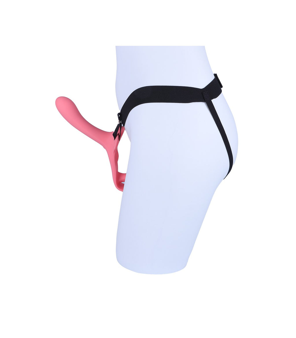 TWINY STRAP-ON DOPPIO VIBRATORE IN SILICONE LIQUIDO USB