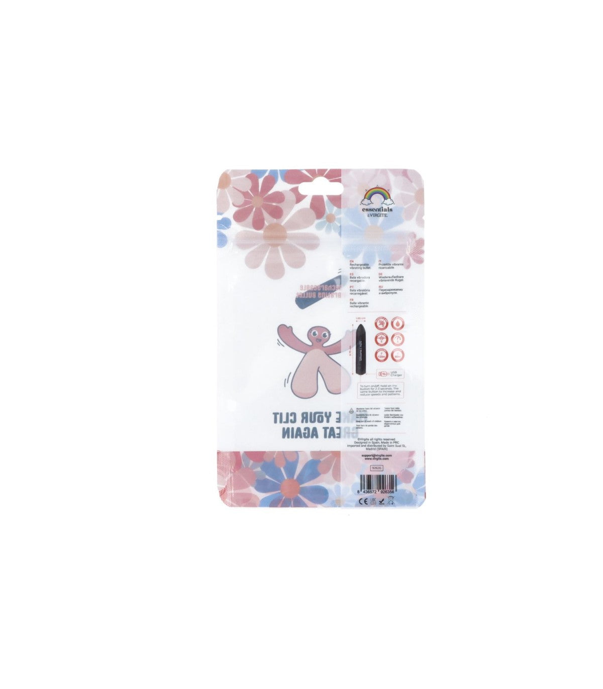 PROIETTILE VIBRANTE RICARICABILE A ONDA RENDE IL TUO CLITORIDE DI NUOVO GRANDE""