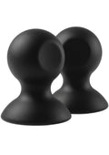 Ventose per capezzoli in silicone nere L
