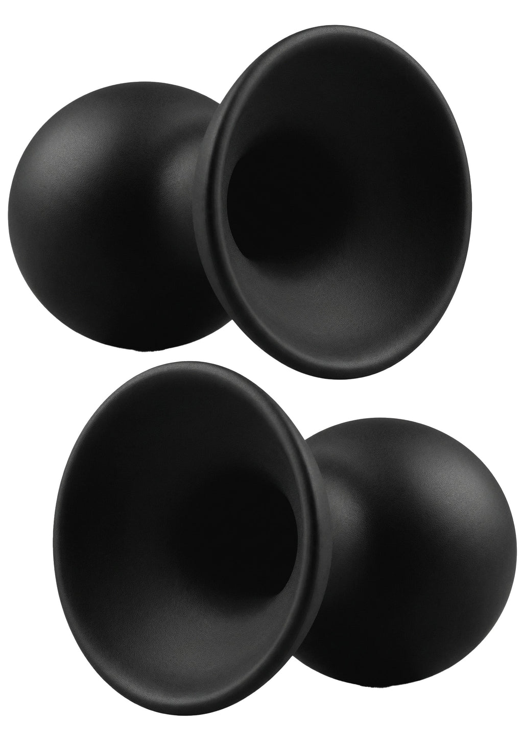 Ventose per capezzoli in silicone nere L
