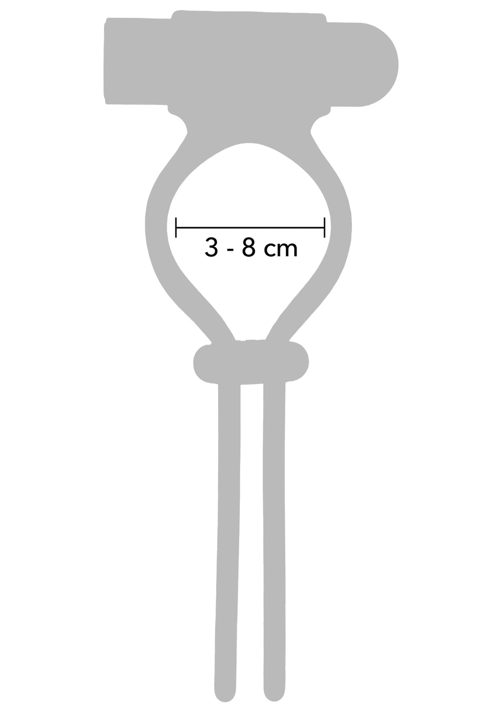 Vibrating and adjustable C-ring black