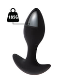 Plug anale pesato 185g nero