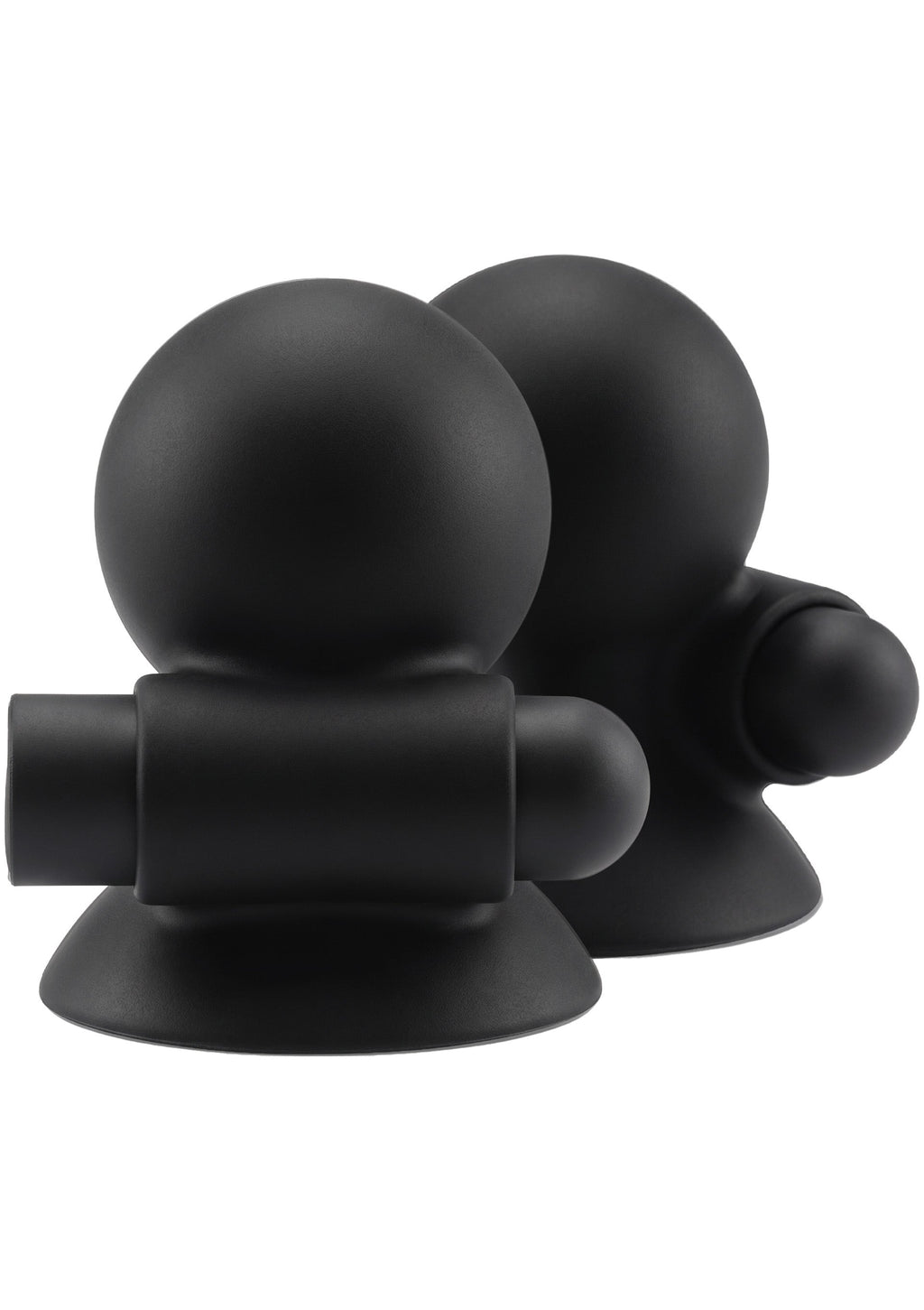 Rechargeable Nipple Vibrators, Black