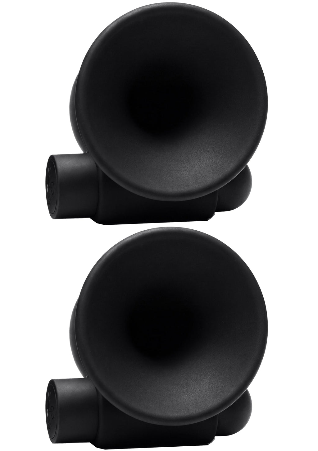 Rechargeable Nipple Vibrators, Black