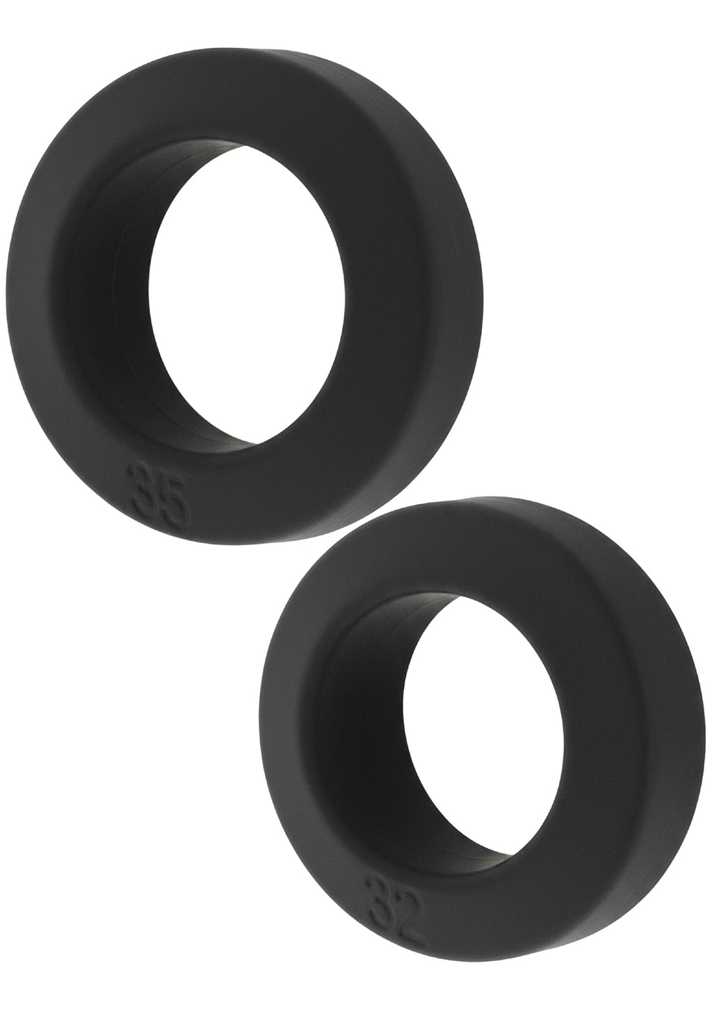 C-rings Double Stackers, set da 2 pezzi, L, neri