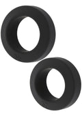 C-rings Double Stackers, set da 2 pezzi, L, neri