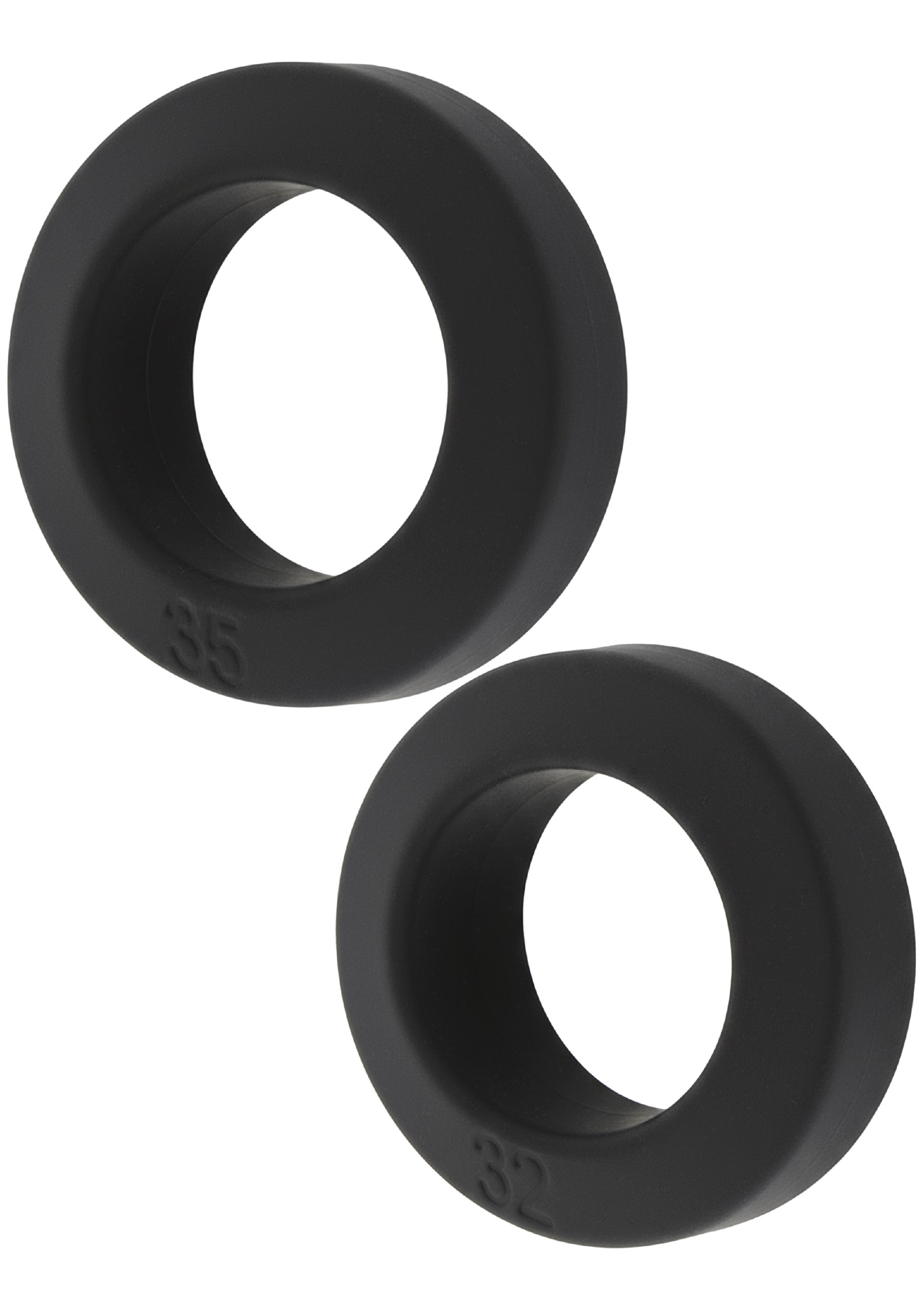 C-rings Double Stackers, set da 2 pezzi, L, neri