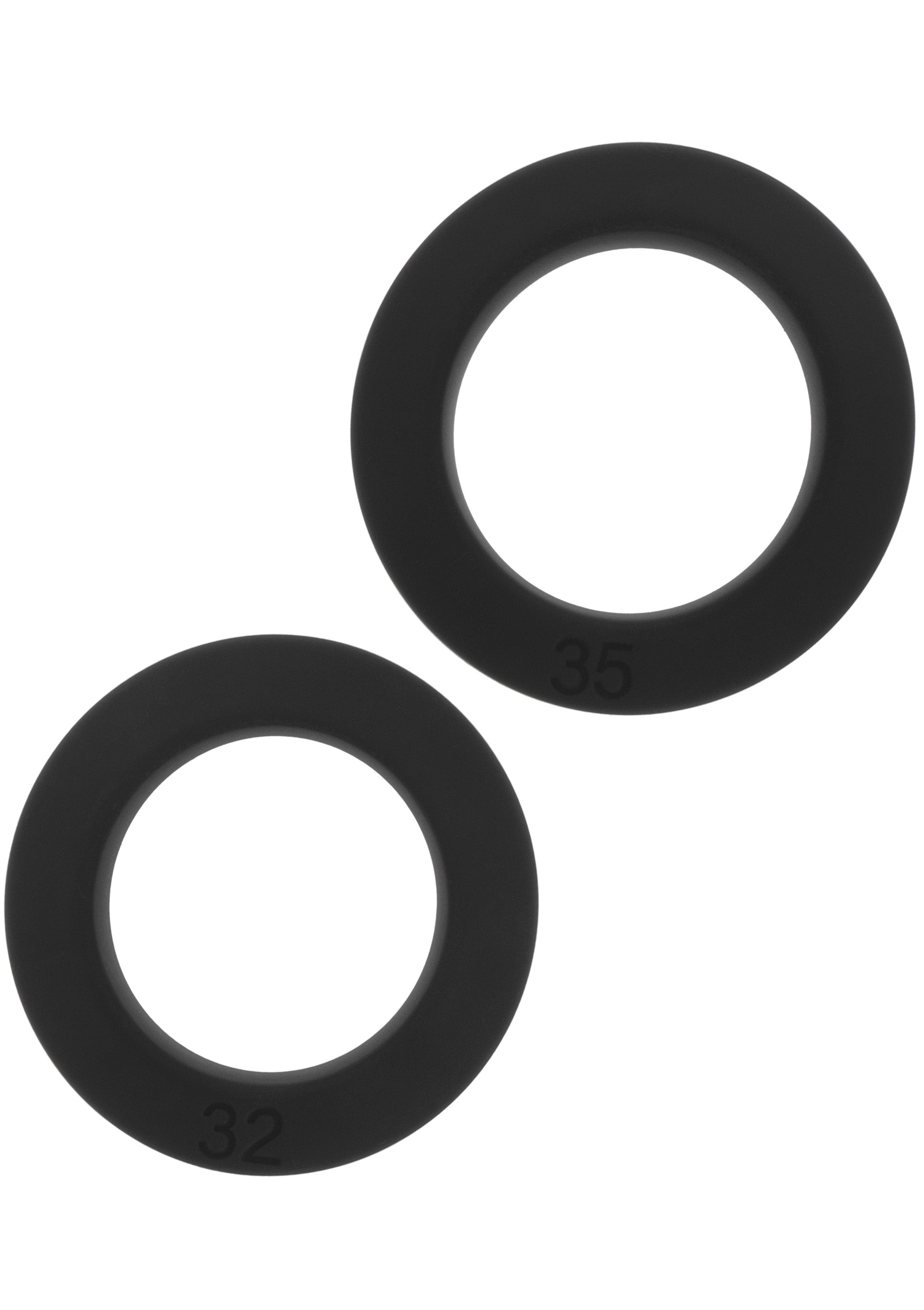 C-rings Double Stackers, set da 2 pezzi, L, neri