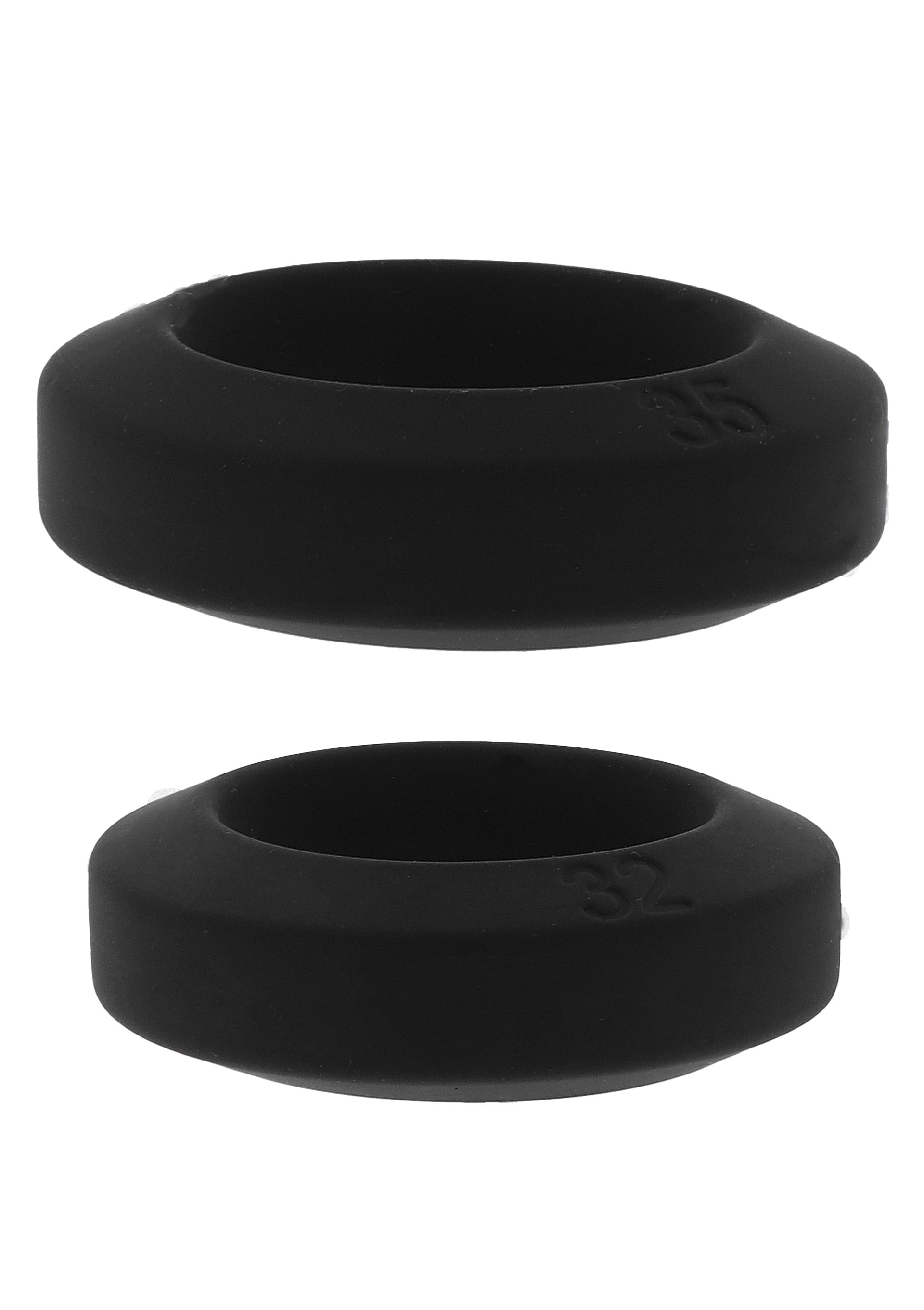 C-rings Double Stackers, set da 2 pezzi, L, neri
